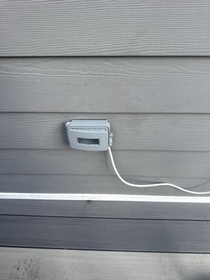 Weatherproof Outdoor Outlet Install