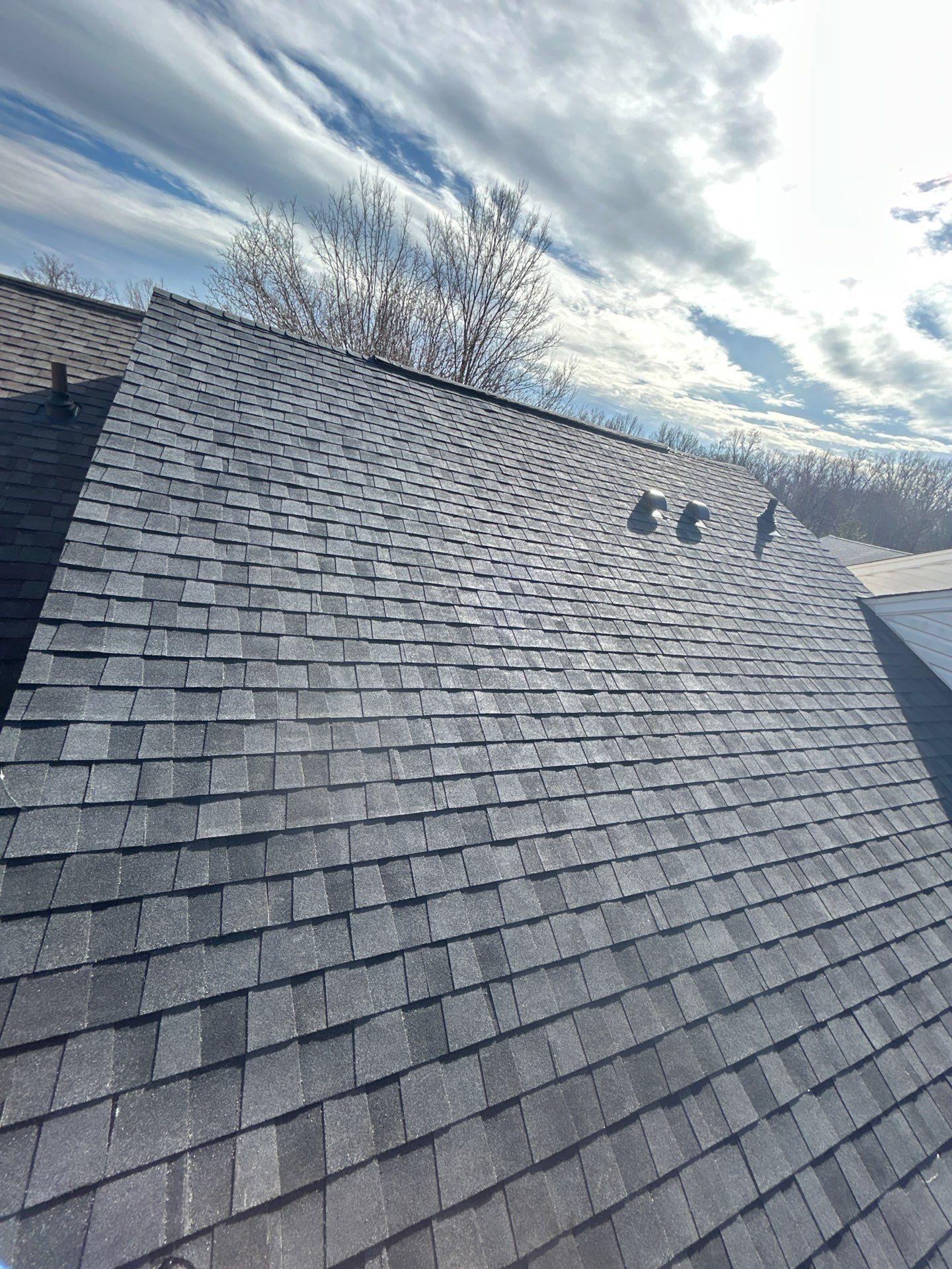 Burke: Residential Roof Replacement with CertainTeed Landmark Pro in Max Def Moire Black by RM Banning, Inc.