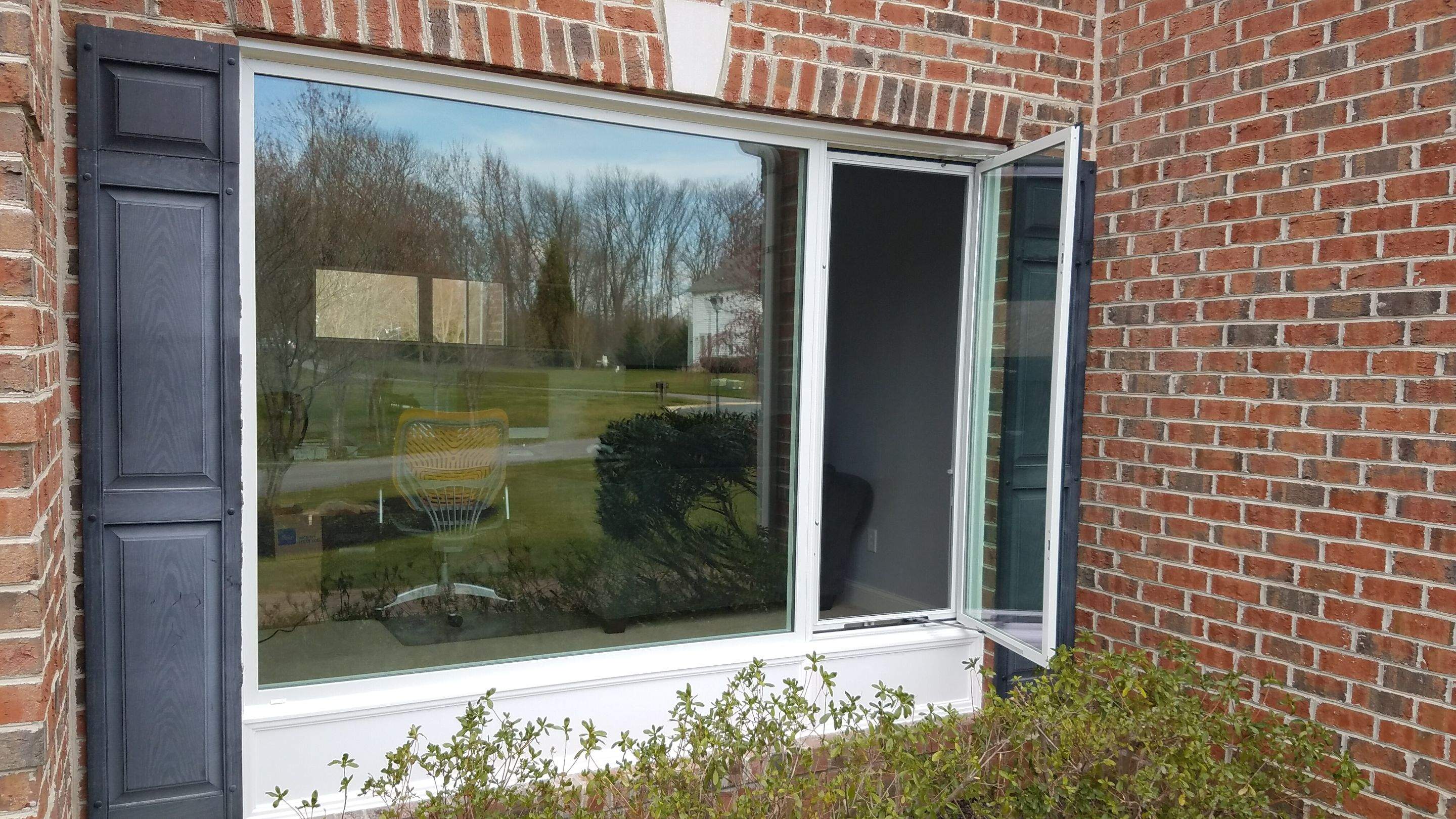 Window Installation using Pella Impervia Fiberglass Windows by Roof Right Inc