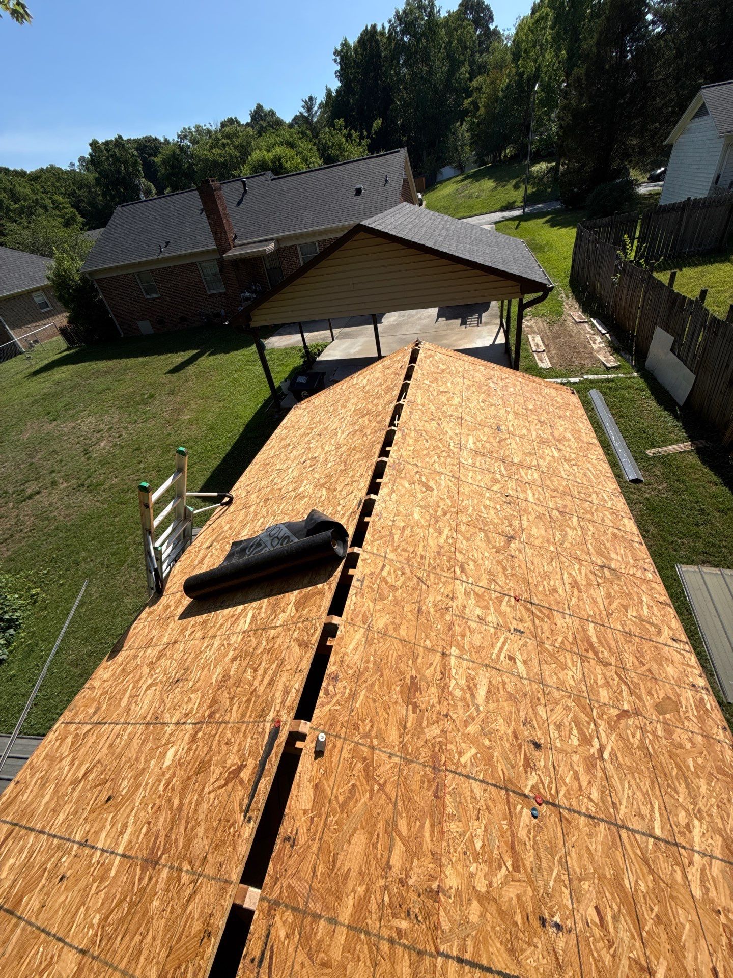 Architectural Shingle Roof Replacement and Accessory Metal Roofing in Greensboro by Carolina Professional Roofing, Inc