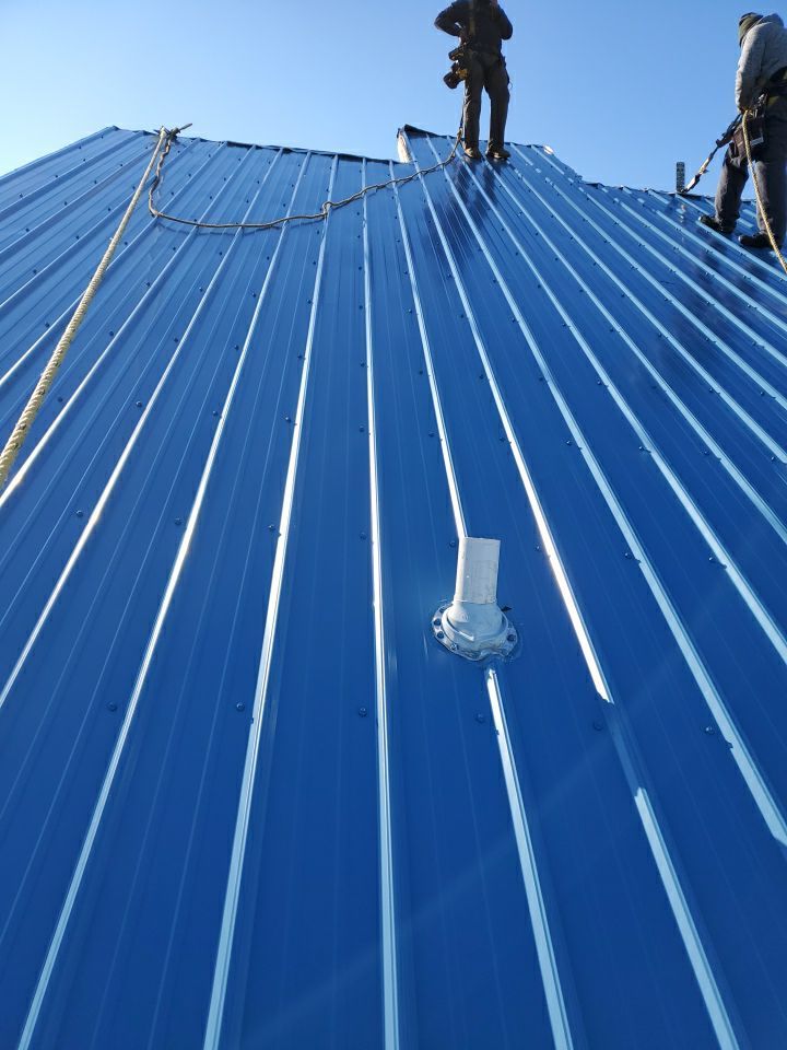 Commercial Roofing Installation using Metal roofing by American Roofing & Construction LLC