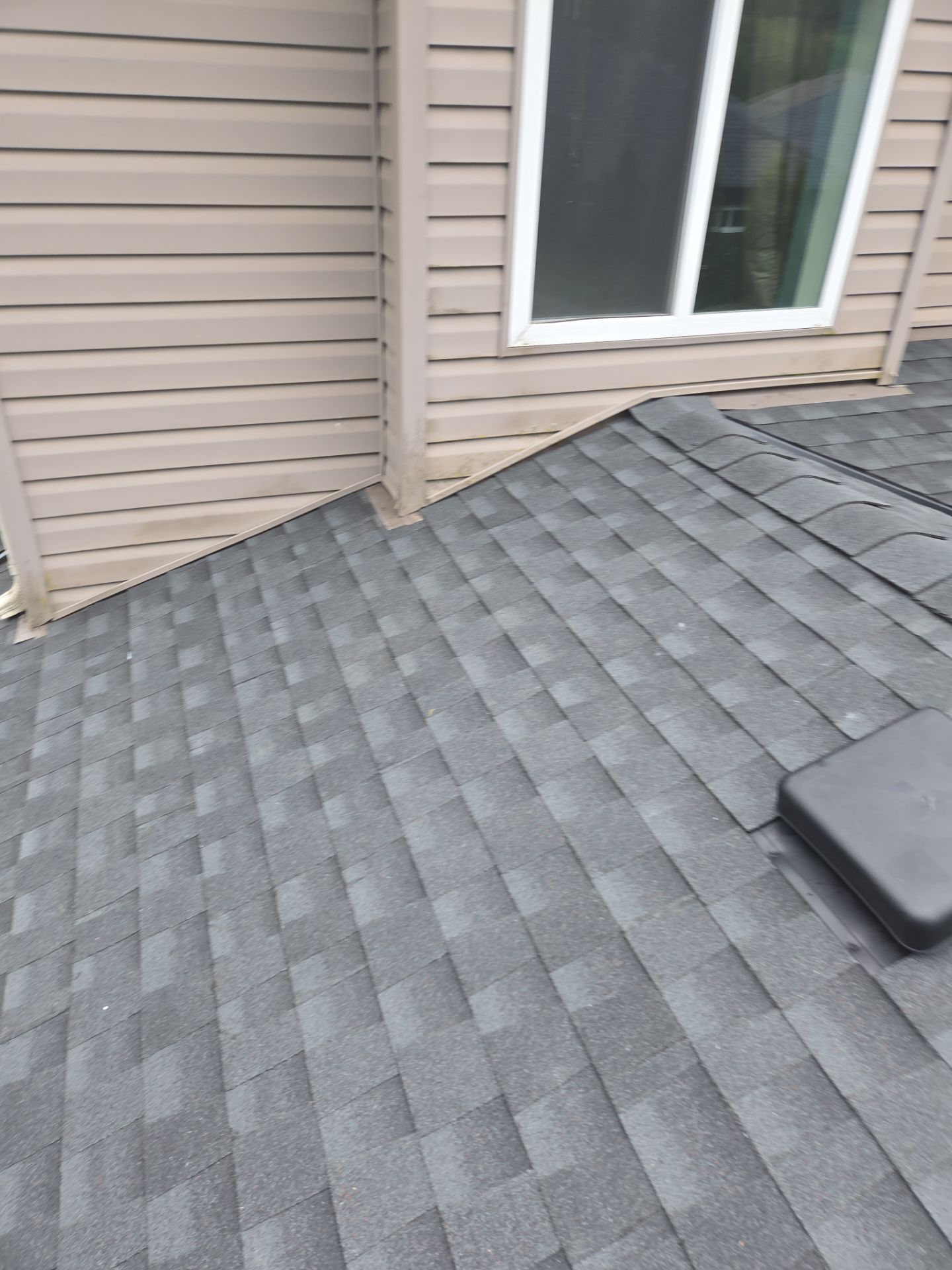 Residential Re-Roof using GAF Timberline HDZ Charcoal  by Top Notch Roofing Inc