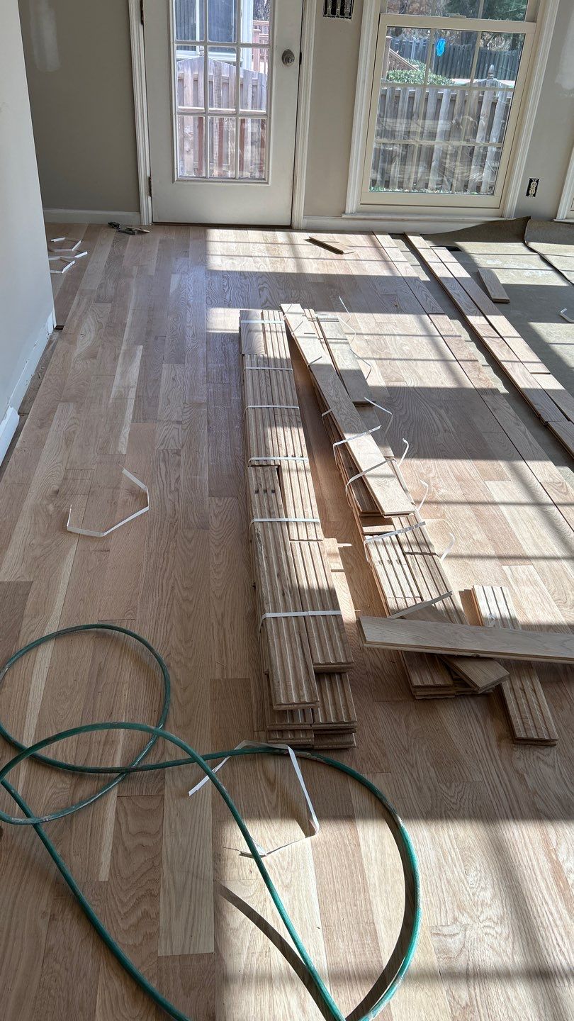 Hardwood Install & Refinish in Jacobean Satin  by Footprints Floors of Nashville