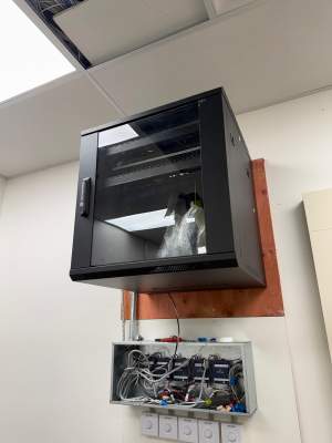 Structured cabling installation by CimaSolutions