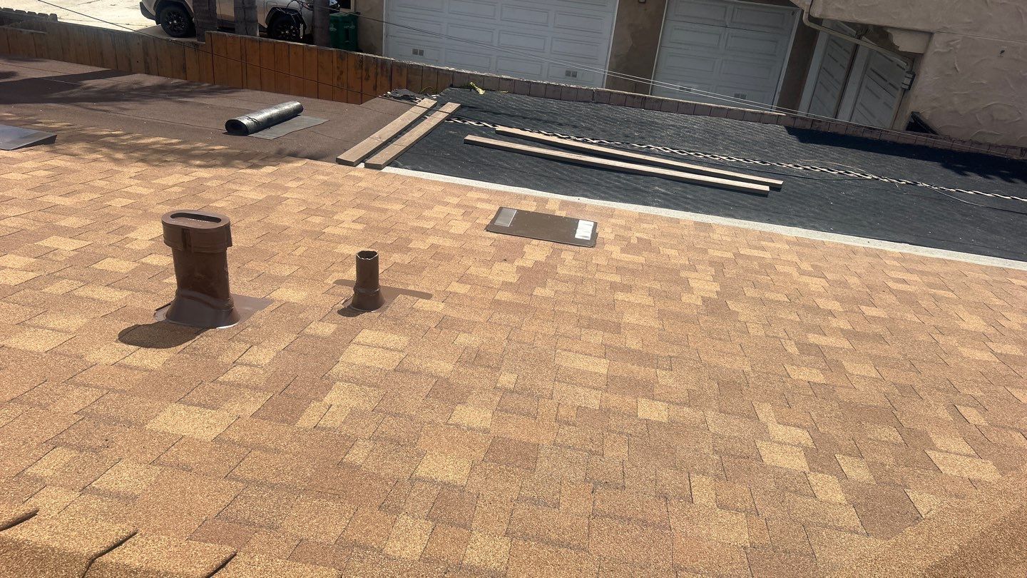 Full Asphalt Shingle Roof Replacement with Decking Repairs in San Diego by Reliable Roofing San Diego Inc.