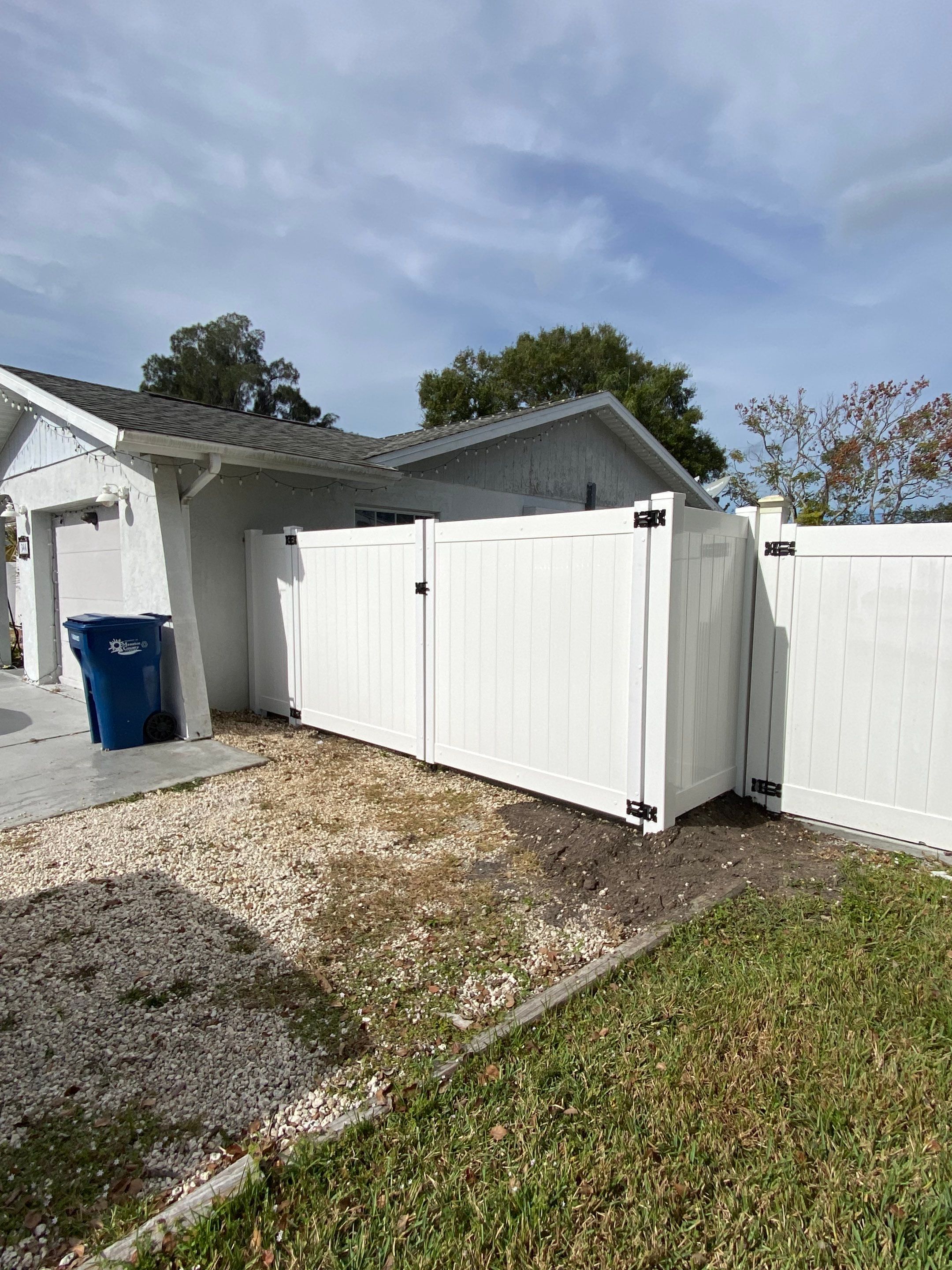 Palmetto, FL 6 ft. Tall White Vinyl Privacy Fence  by Asap fence and gates, LLC