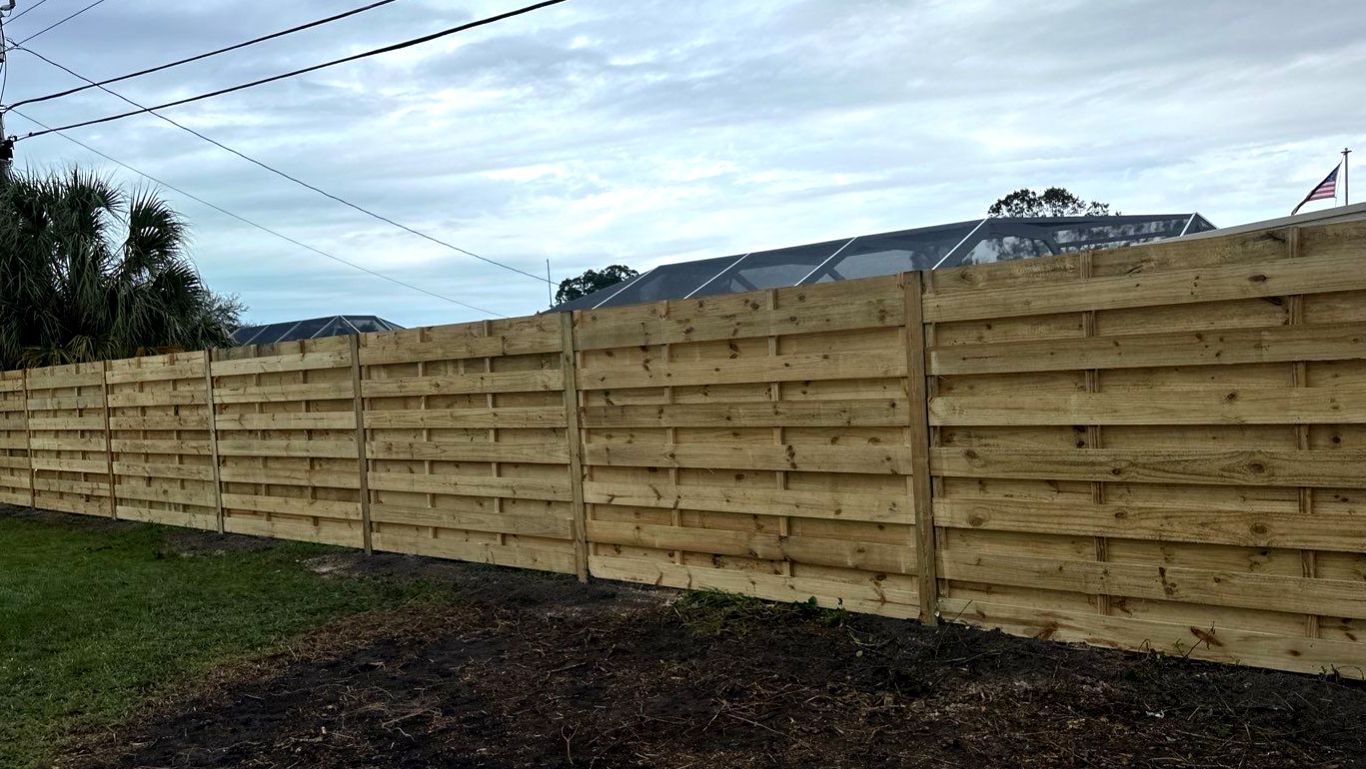 Wood Fence Installation using 6Ft Tall Pressure Treated Wood Privacy Fence by Asap fence and gates, LLC