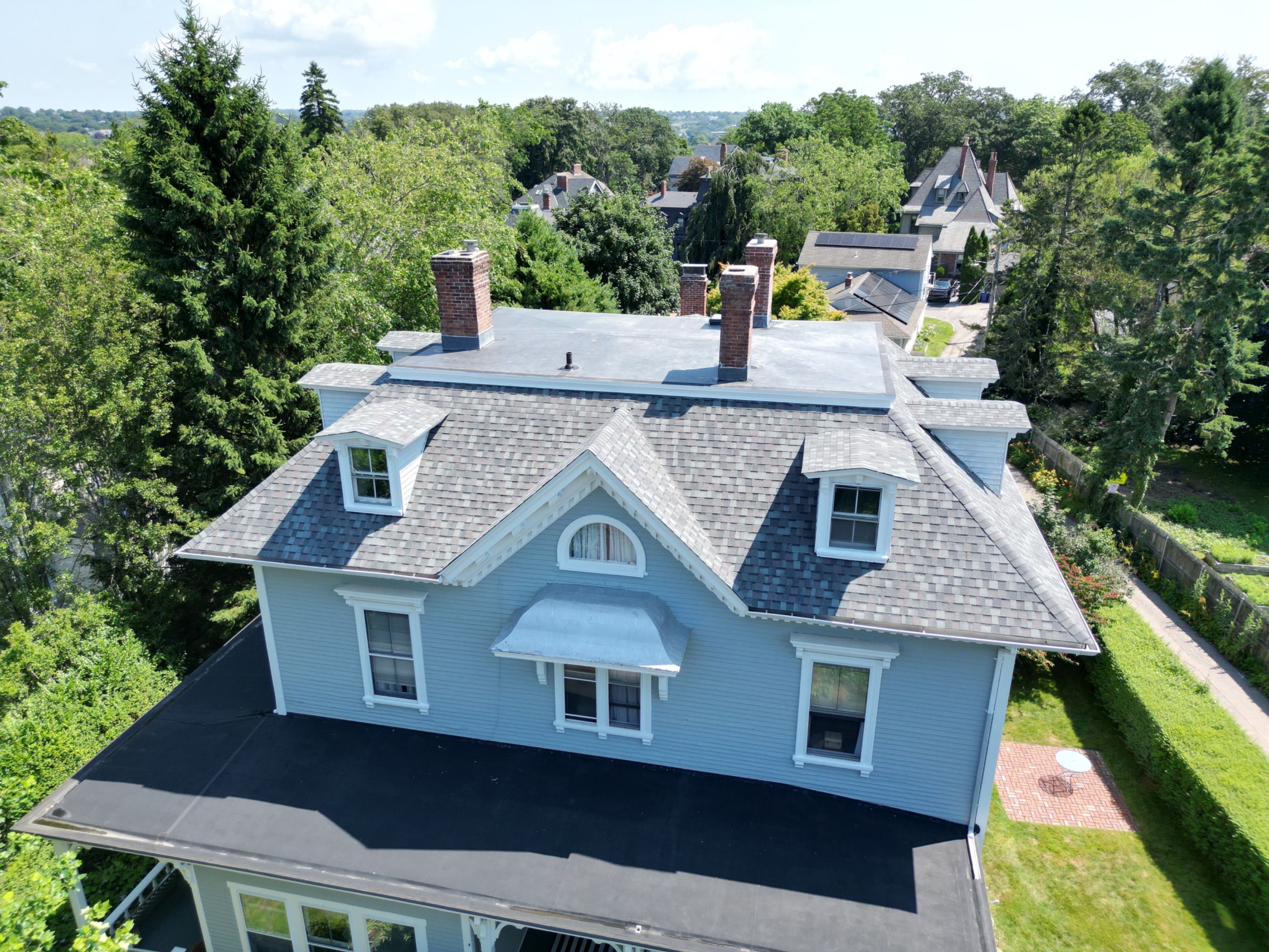 Colonial Slate Roofs by Pinnacle Roofing & Skylights