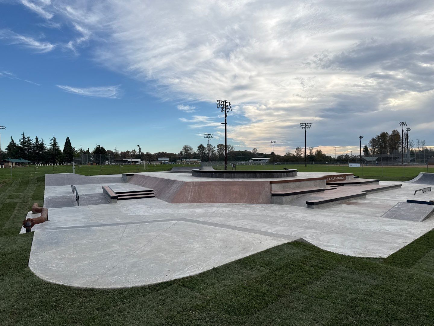 Metalworks Skatepark Construction by Janicki General Contracting