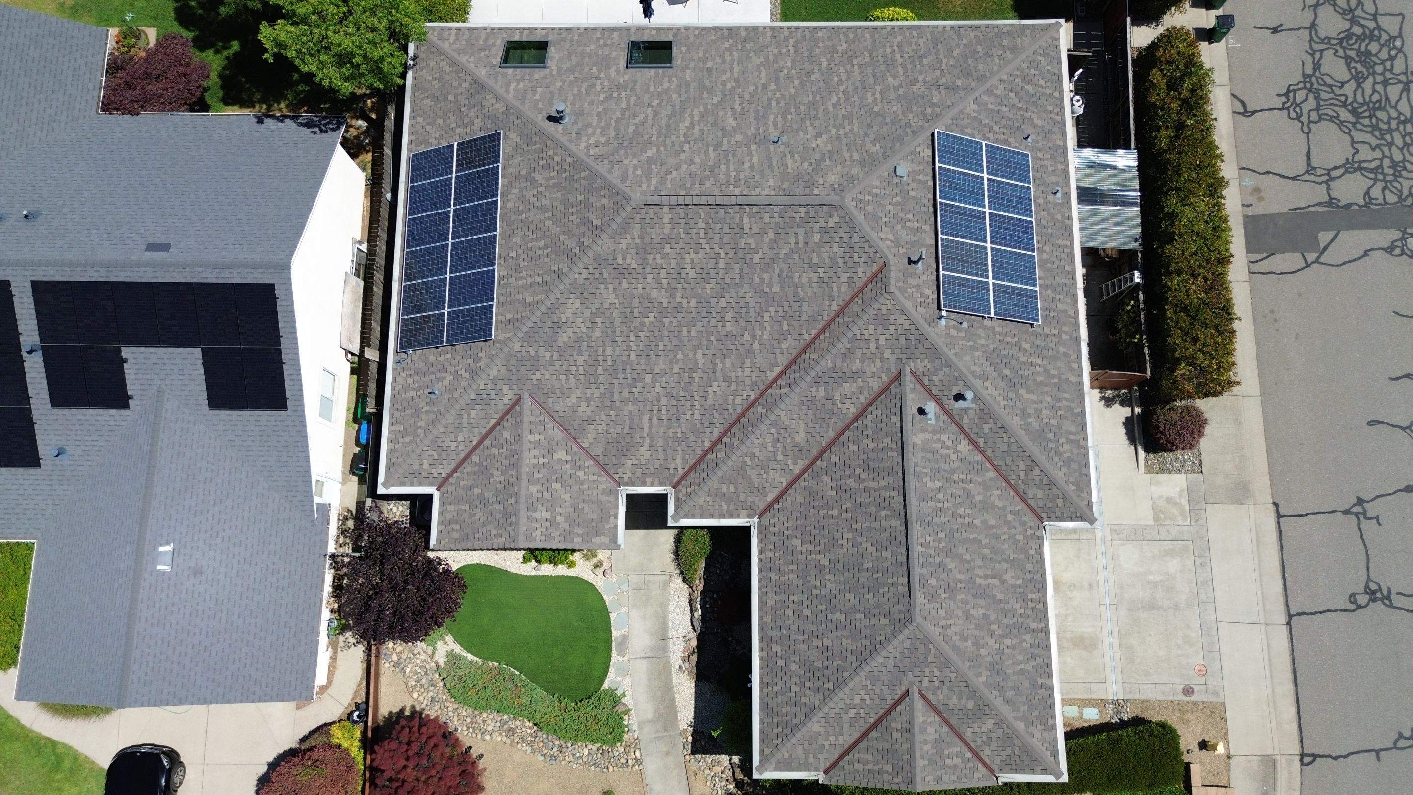 Chico designer shingle by Butte Roofing Company License #567600