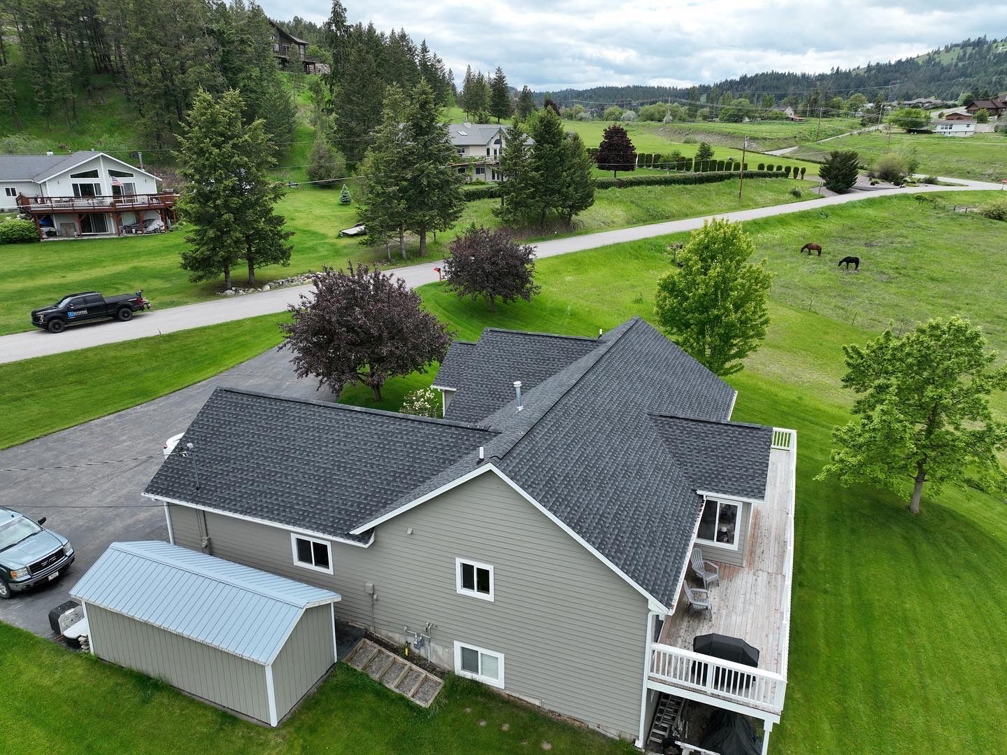 GAF Timberline HDZ - Charcoal by Montana Roofing Solutions