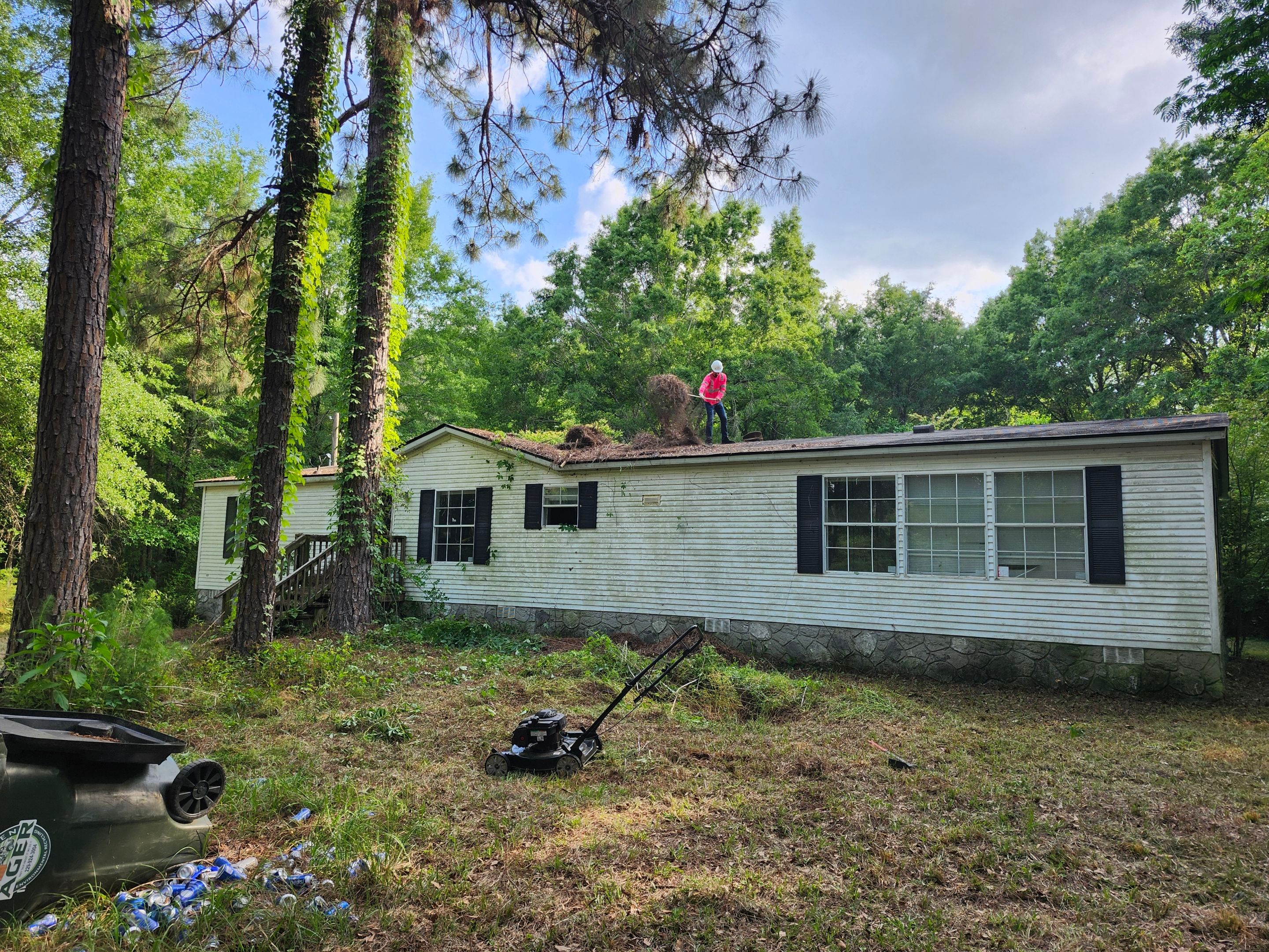 Exterior Clearing - tree trimming - grass cut by Swift Signings and Services LLC