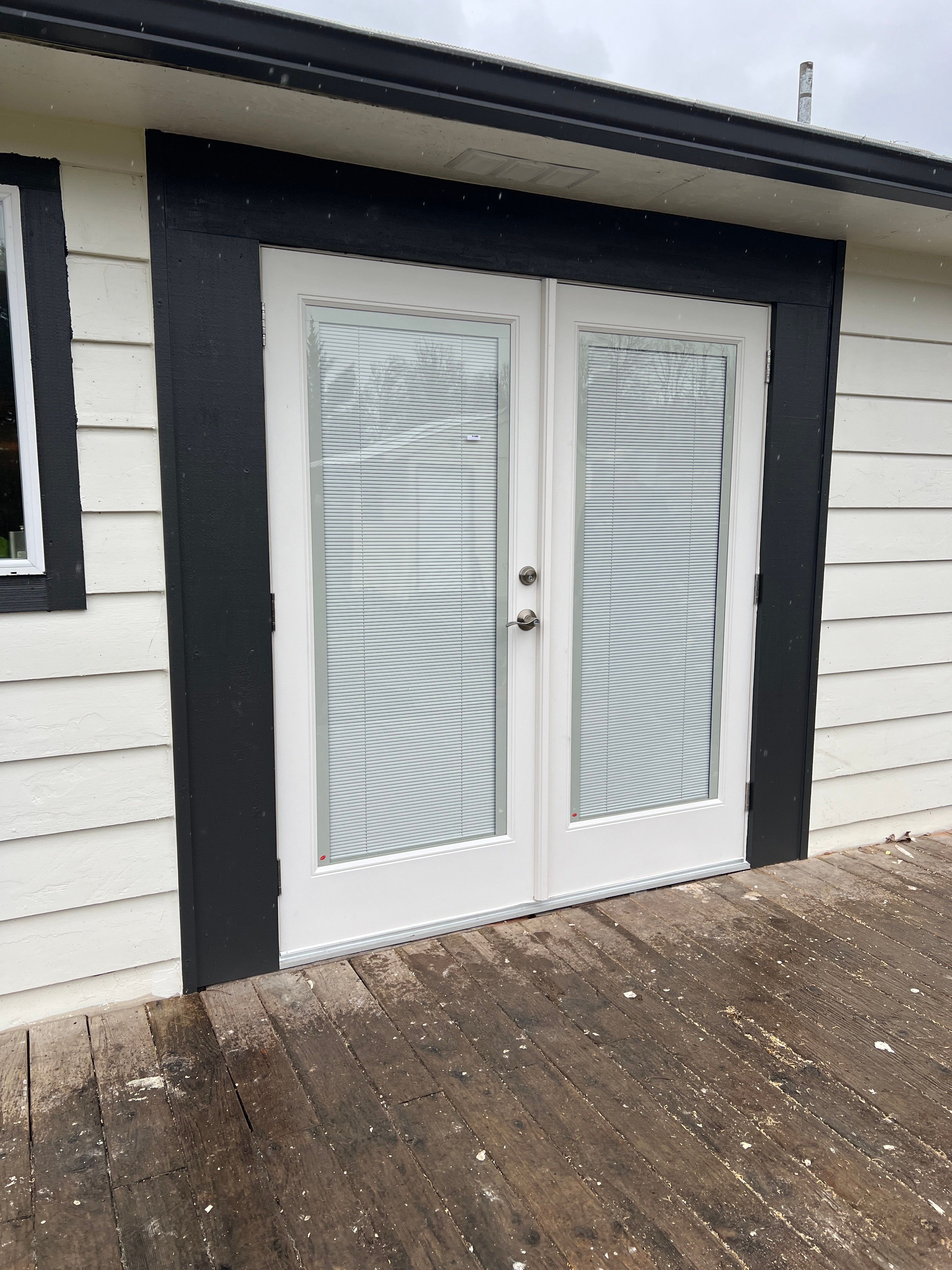 Door Installation using French Door by Villegas Remodeling, LLC