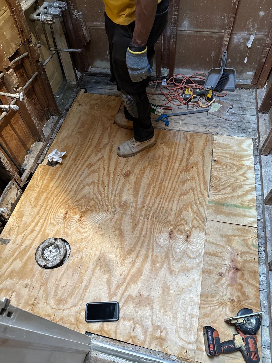 Basement Remodel using Shower Kit by A1 NERDY HOMES LLC
