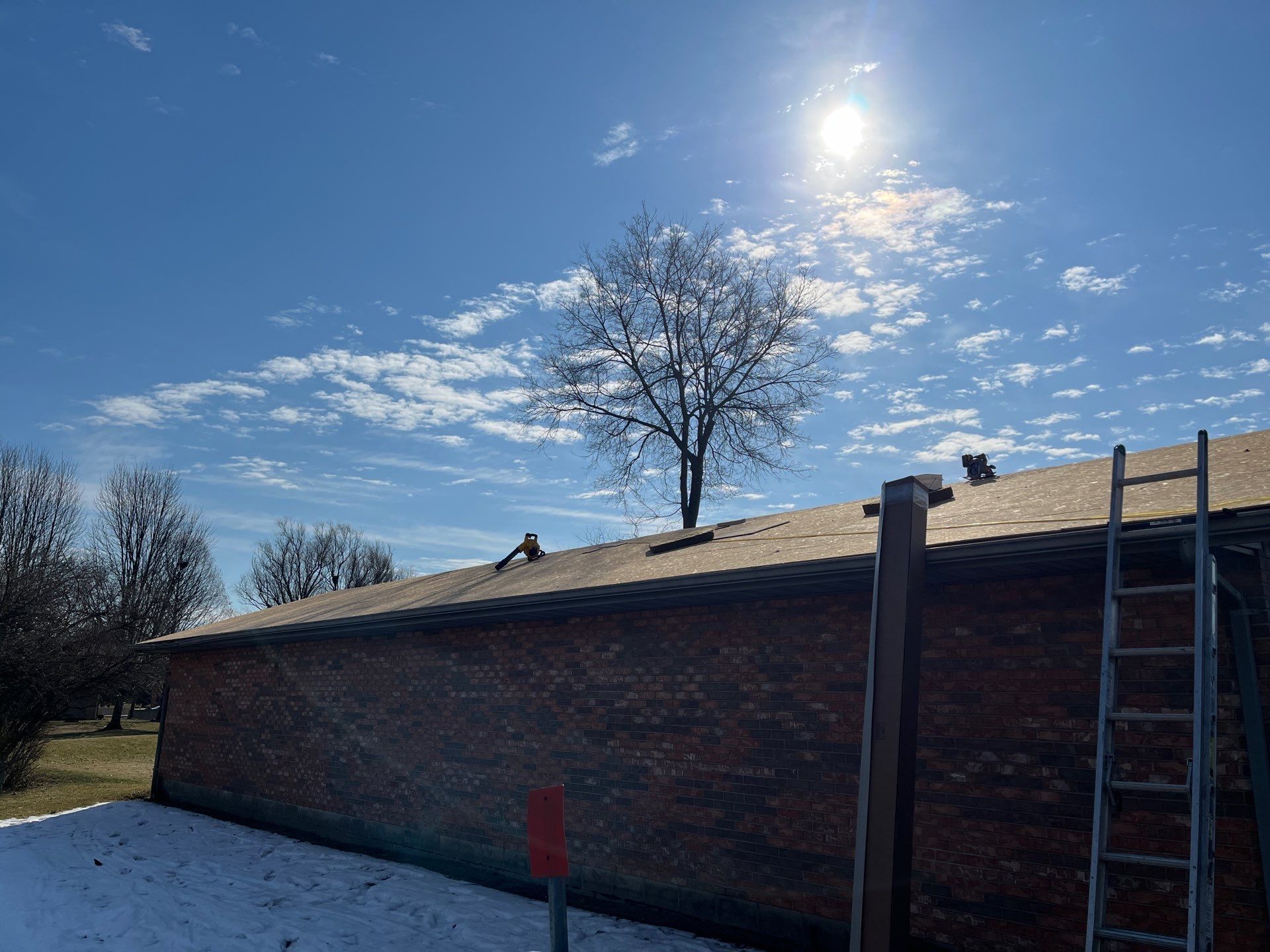 Residential Roofing Installation using GAF Timberline HDZ Weathered Wood by Nitro Roofing and Construction
