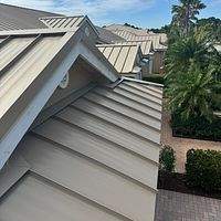 24ga 1.5" Mechanical Seam Sierra Tan by Total Roofing System The Metal Roof Experts