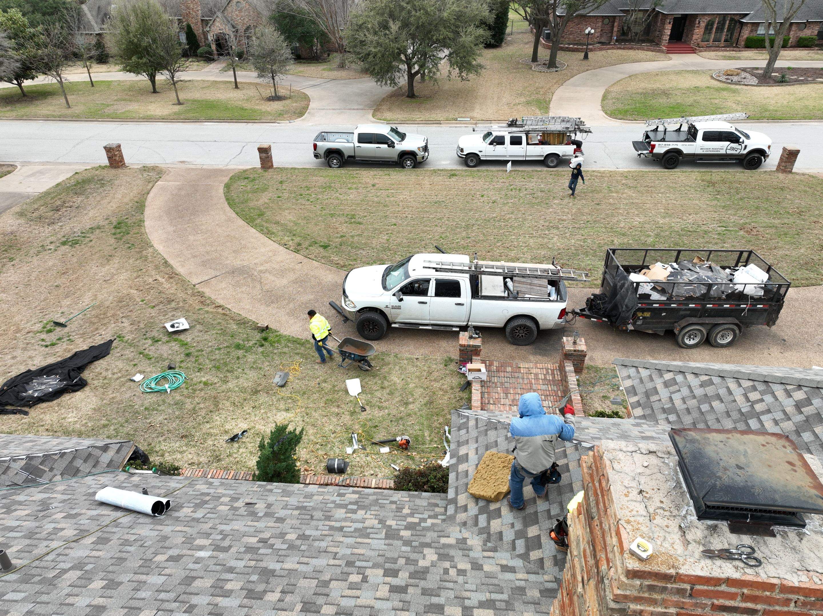 Residential Roofing Installation using Iko Nordic by Becker Roofing and Exteriors