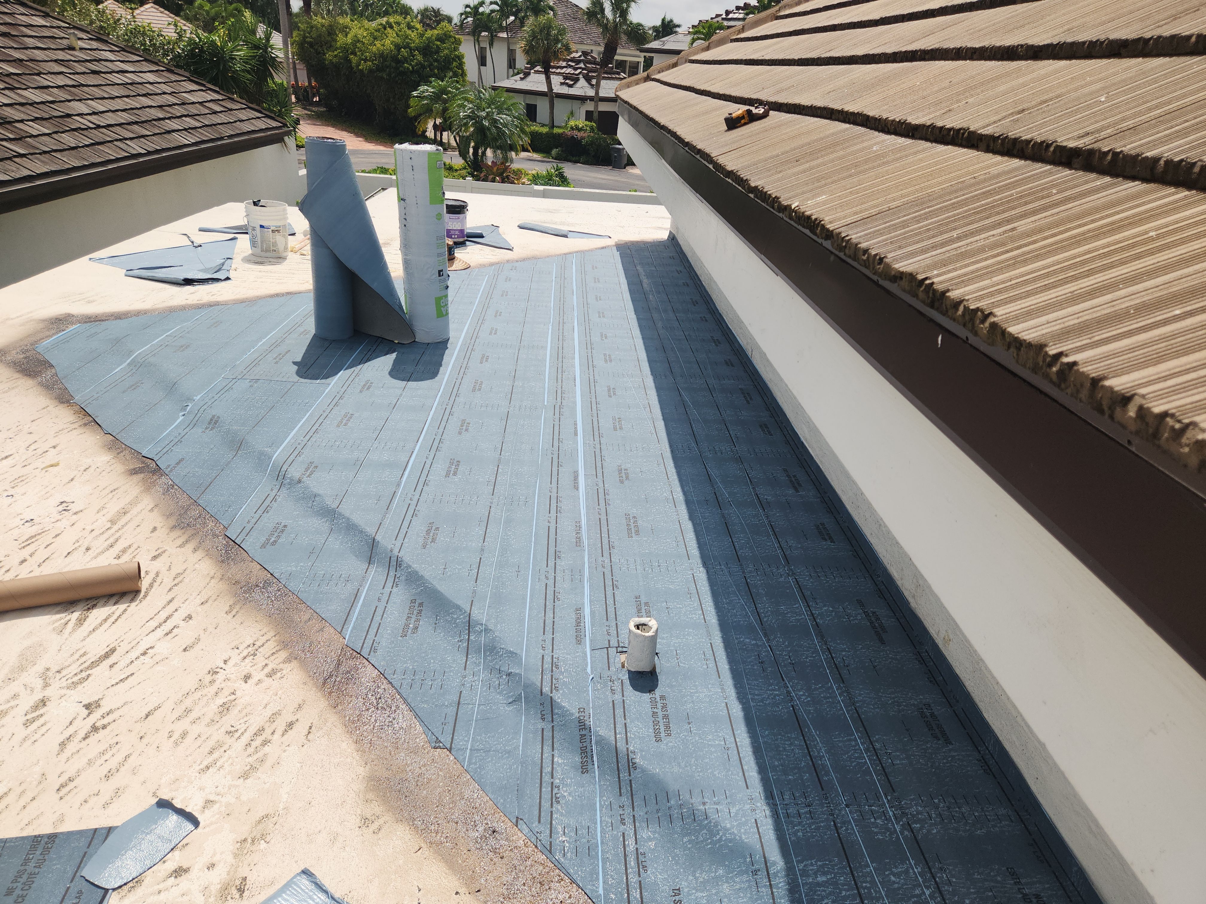 Flat Roof Restoration and Silicone Coating in Boca Raton by Aastro Roofing