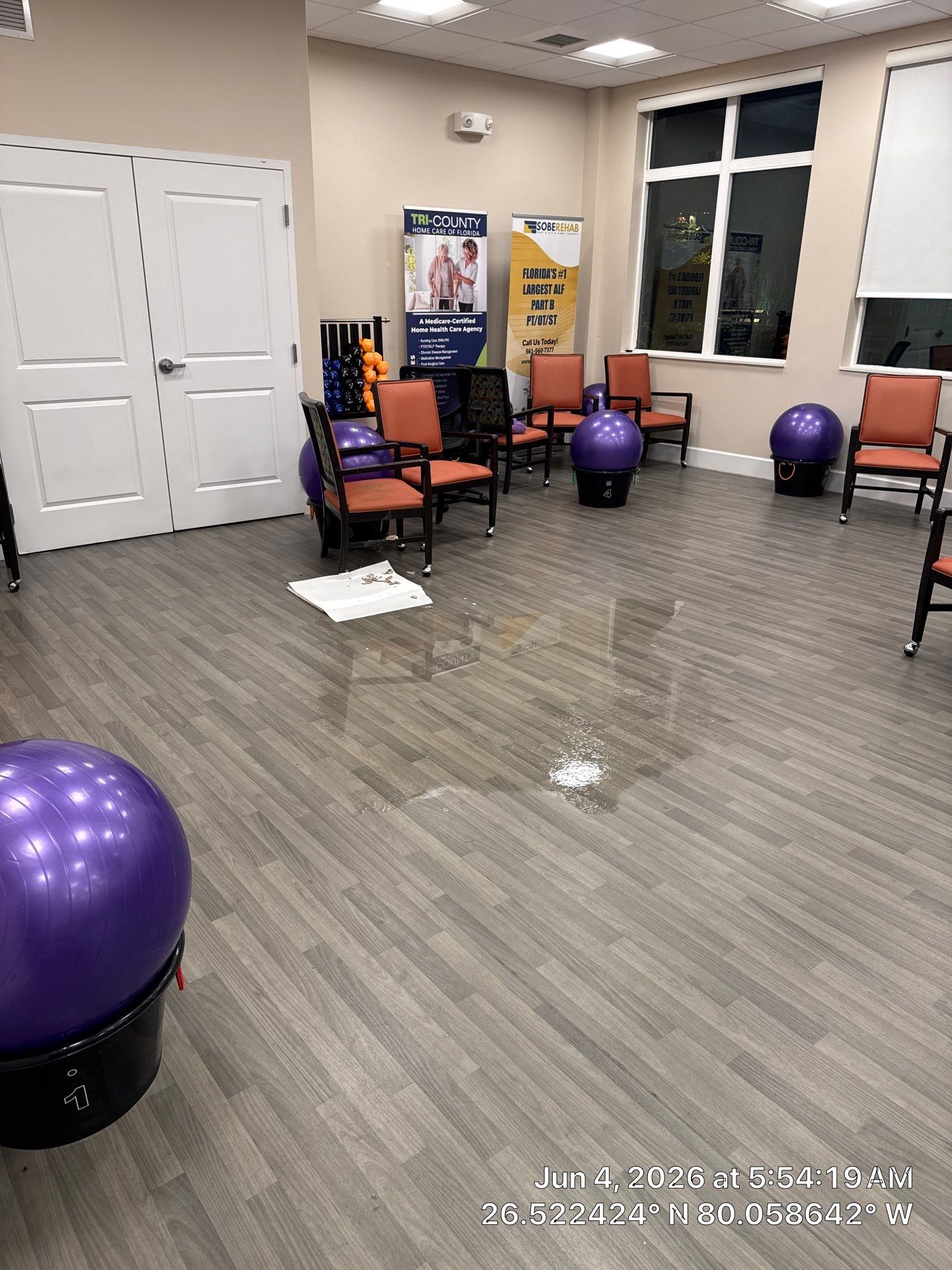 Commercial Water Damage Mitigation and Floor Drying in Boynton Beach by SuperClean