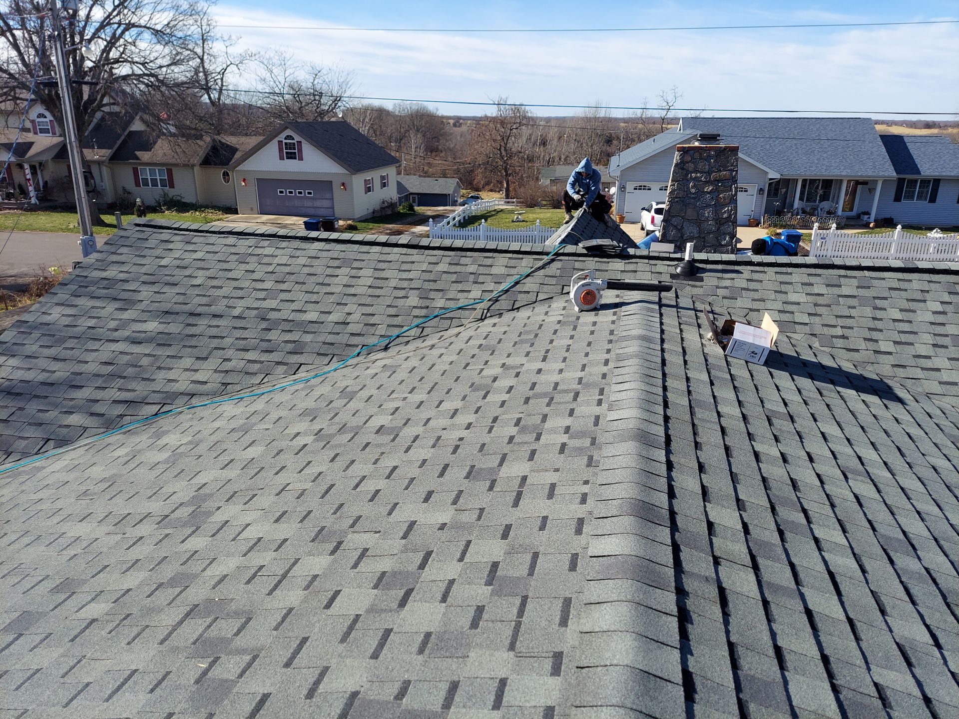 Residential Roofing Install - Atlas Pinnacle Pristine W/ Scotchguard - Color Hearthstone by Titan Commercial & Residential Roofing 