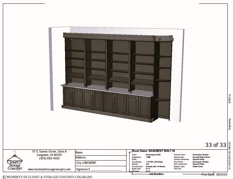 Multiple Closet Installations in Longmont by Concept 32, Inc.