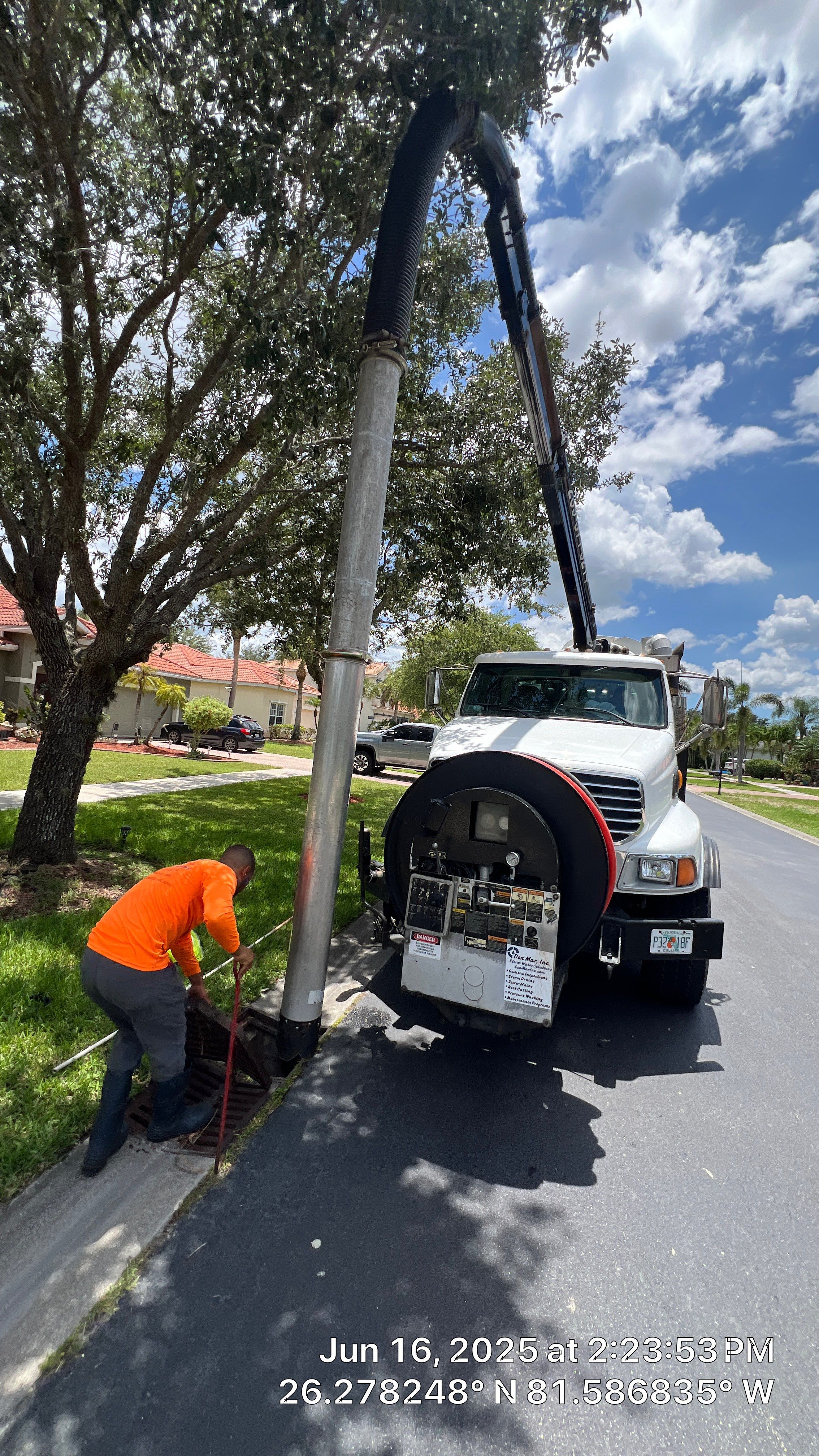 Naples Association Stormwater System Cleaning by Don Mar, Inc. Storm Water Solutions