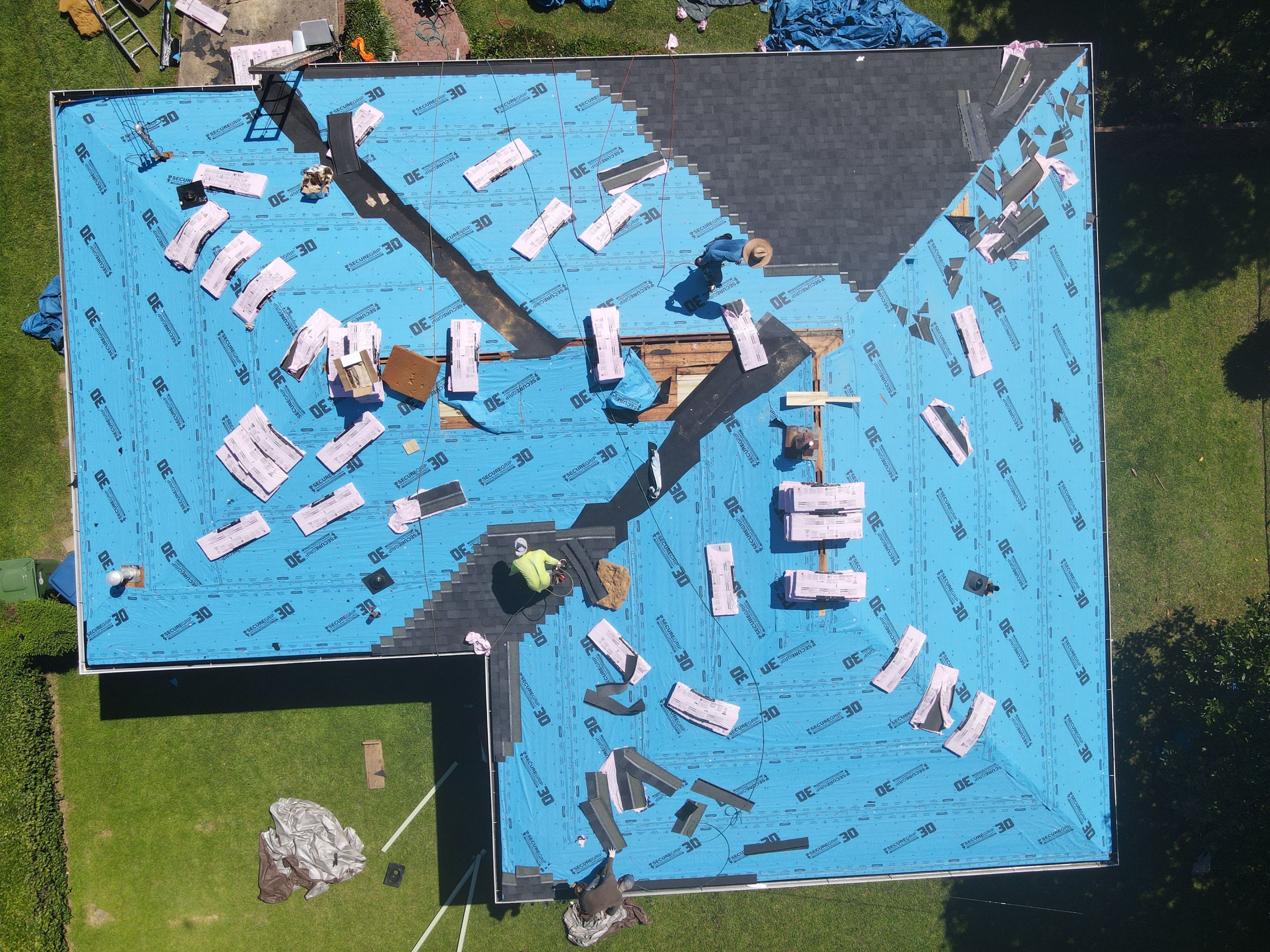 Residential Roofing Installation using Owens Corning by Inspector Roofing and Restoration