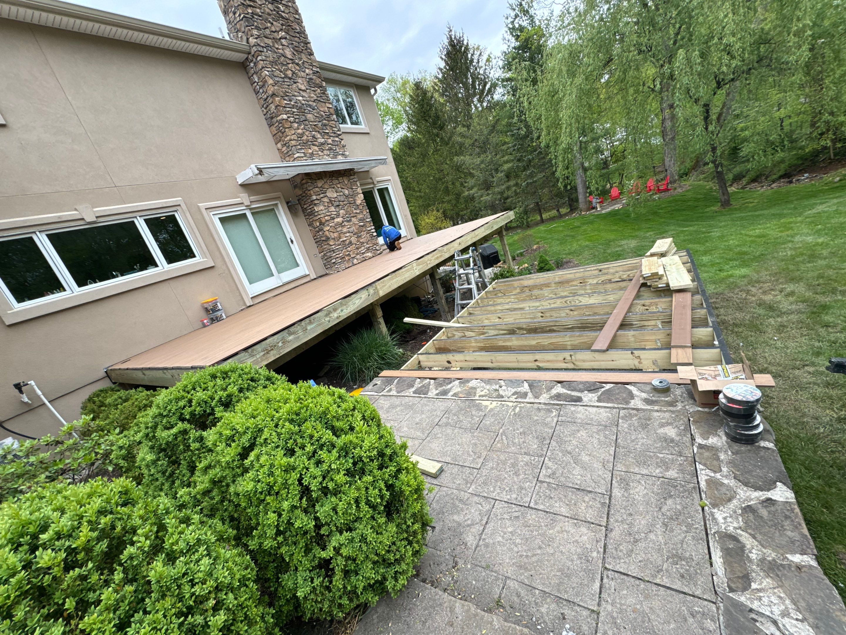 Deck Resurface with Extension by deck guardian