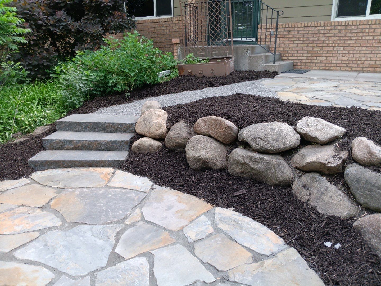 Patio & Steps by Sota landscaping