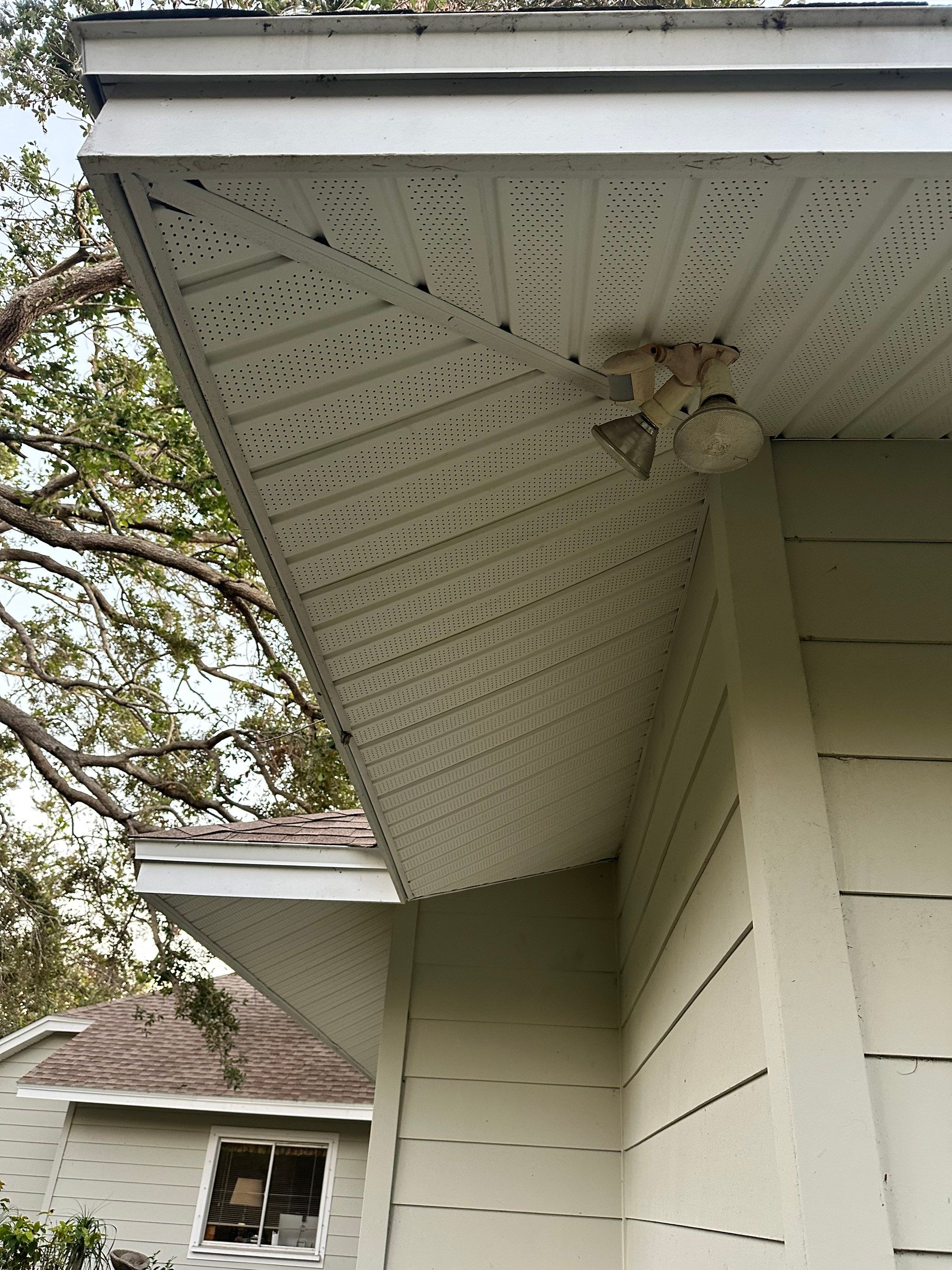 Replace All Soffit in the House in Sarasota FL by Gutter Professors