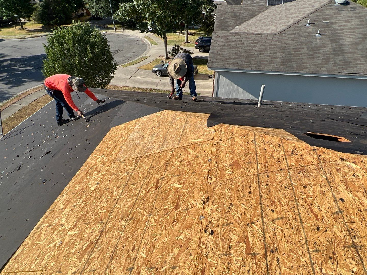 Residential Roof Replacement and OSB Decking Repair in Hutto by Caliber Restoration LLC