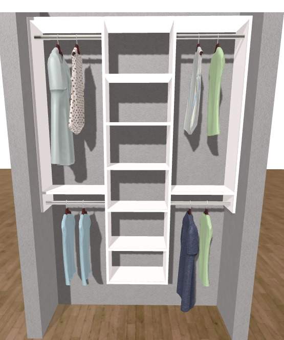 Closet Installation using Wood by Home Concepts Construction