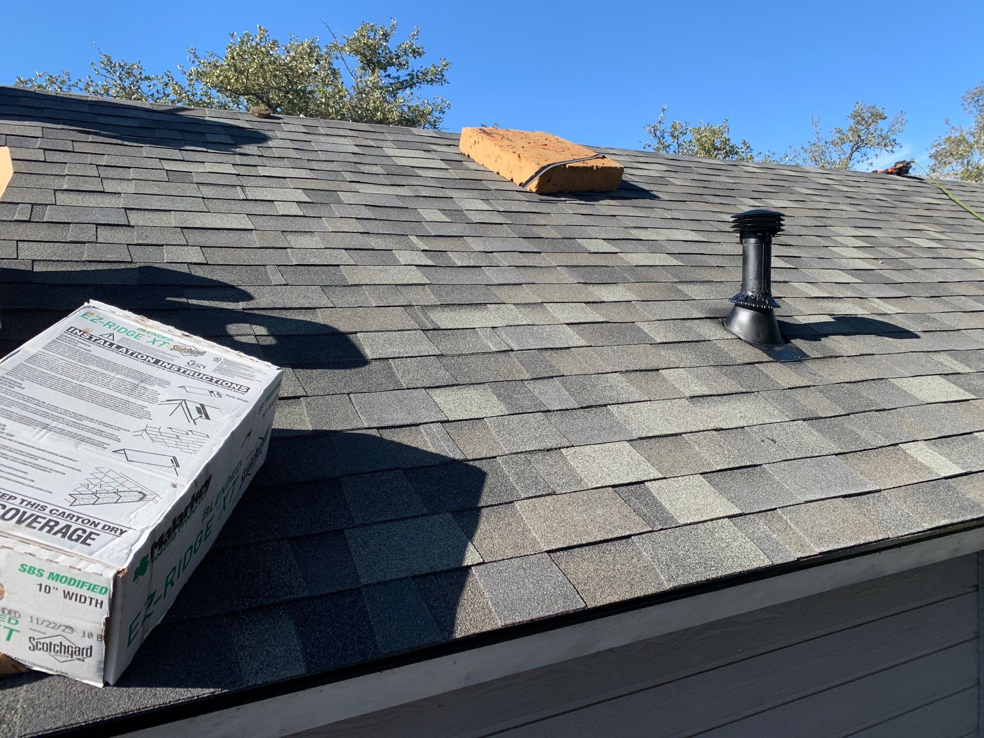 Cedar Park Roofing Replacement With Malarkey Vista AR Shingles and Decking Repair by Caliber Restoration LLC