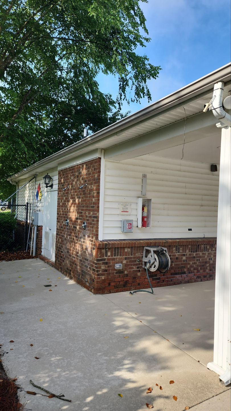 House Wash using cleaner by Power Wash Masters LLC