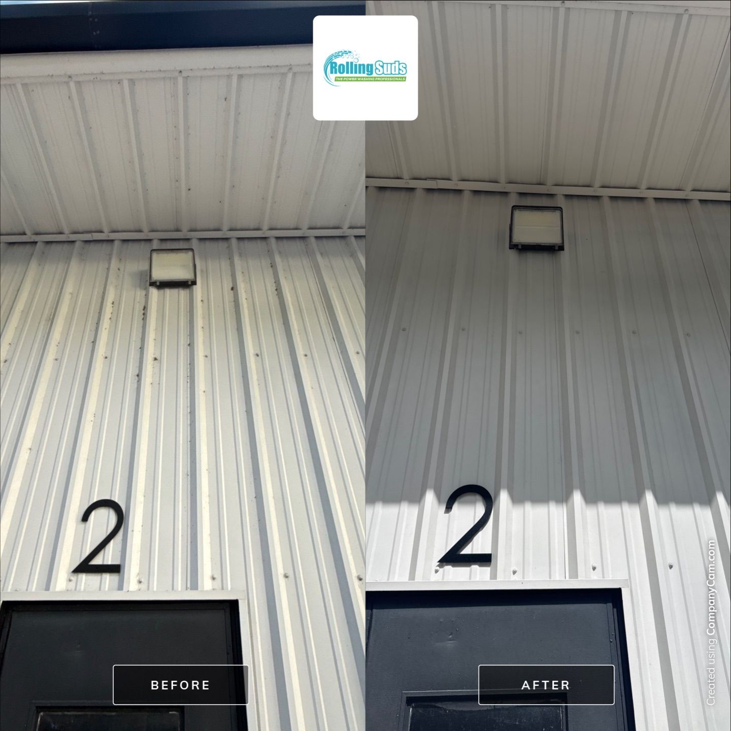 Commercial Warehouse Softwash — Eau Gallie, FL by Rolling Suds of Melbourne - Palm Bay