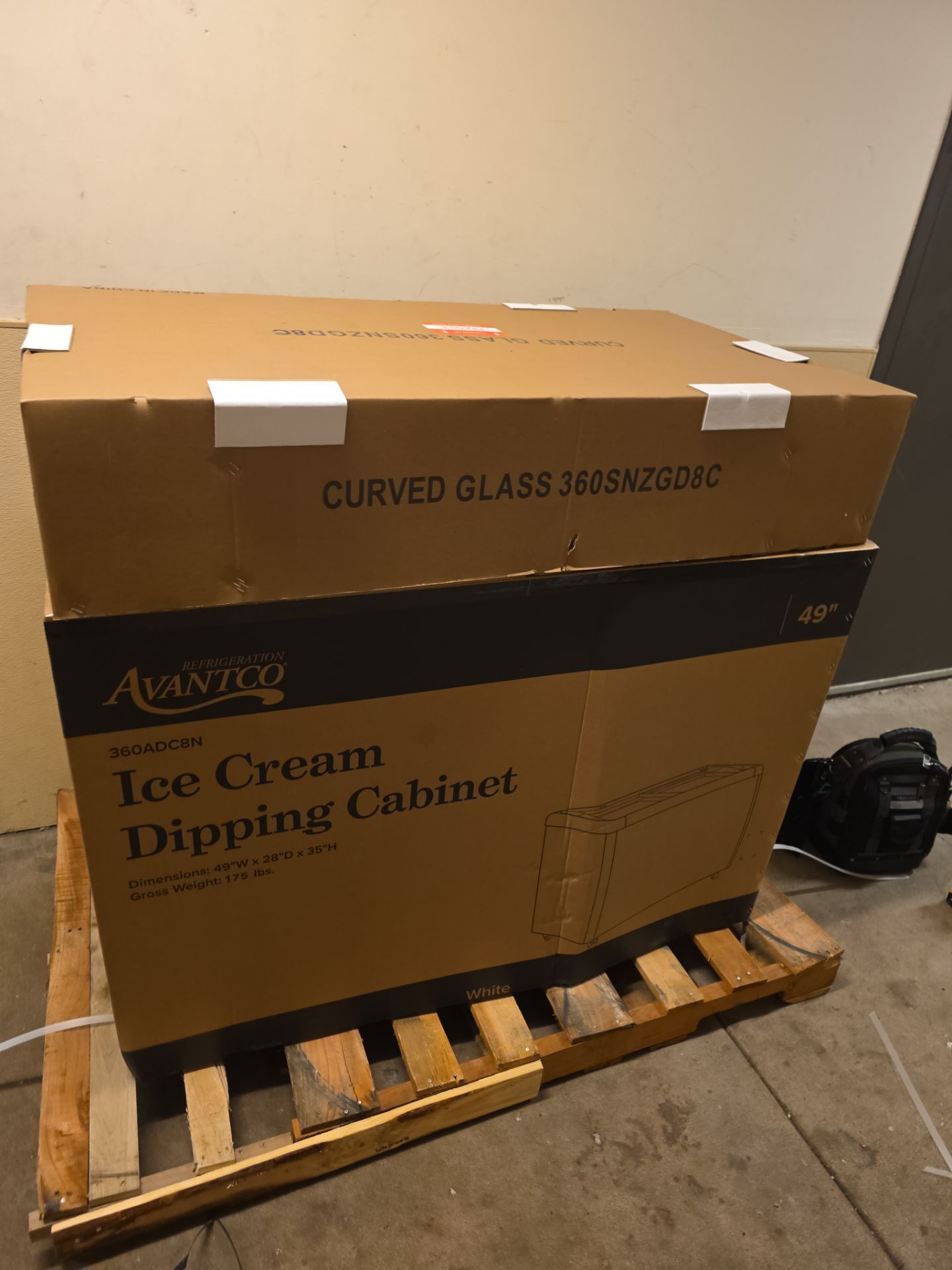 Commercial Ice Cream Dipping Cabinet Installation in Orlando by AMB-WORKS APPLIANCE REPAIR