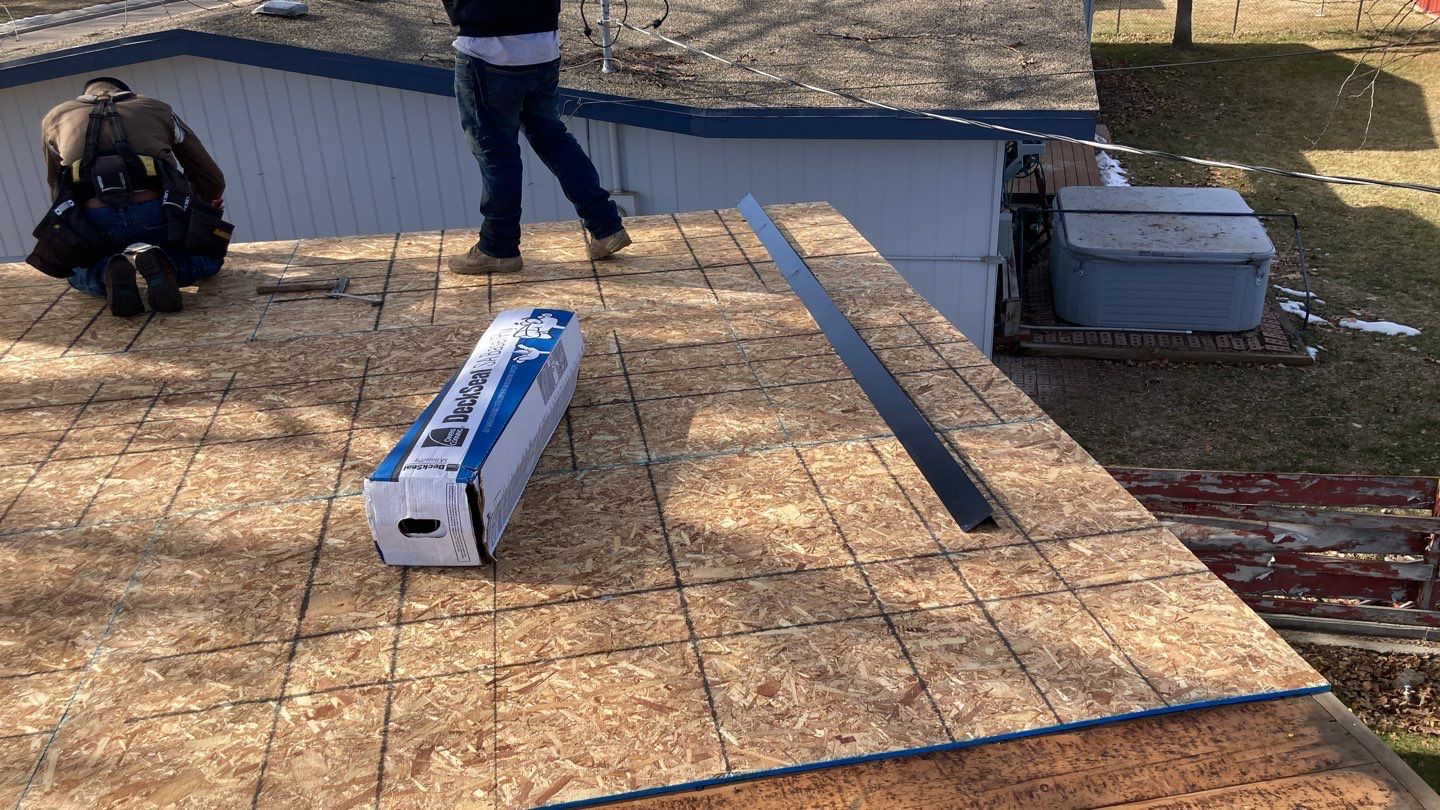 Low pitched Residential Roofing Installation using Owens Corning Oakridge by ID Roofing LLC