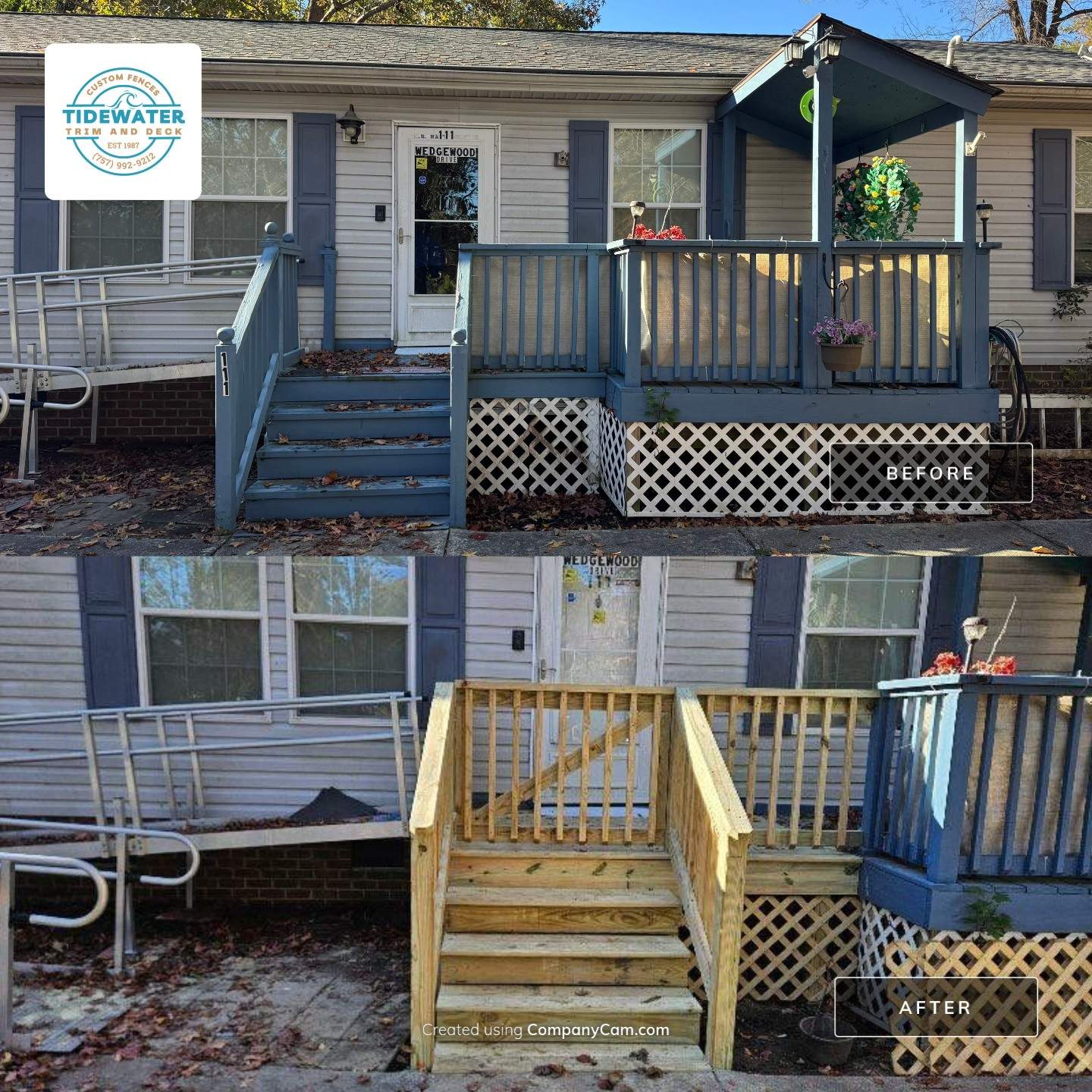 Upgraded Steps, Elevated Living by Tidewater Fence