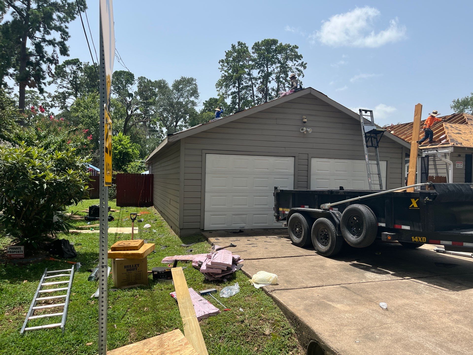 Residential Roofing Installation using Owen's Corning Duration (Lifetime) Shingles by Roof Repair Company