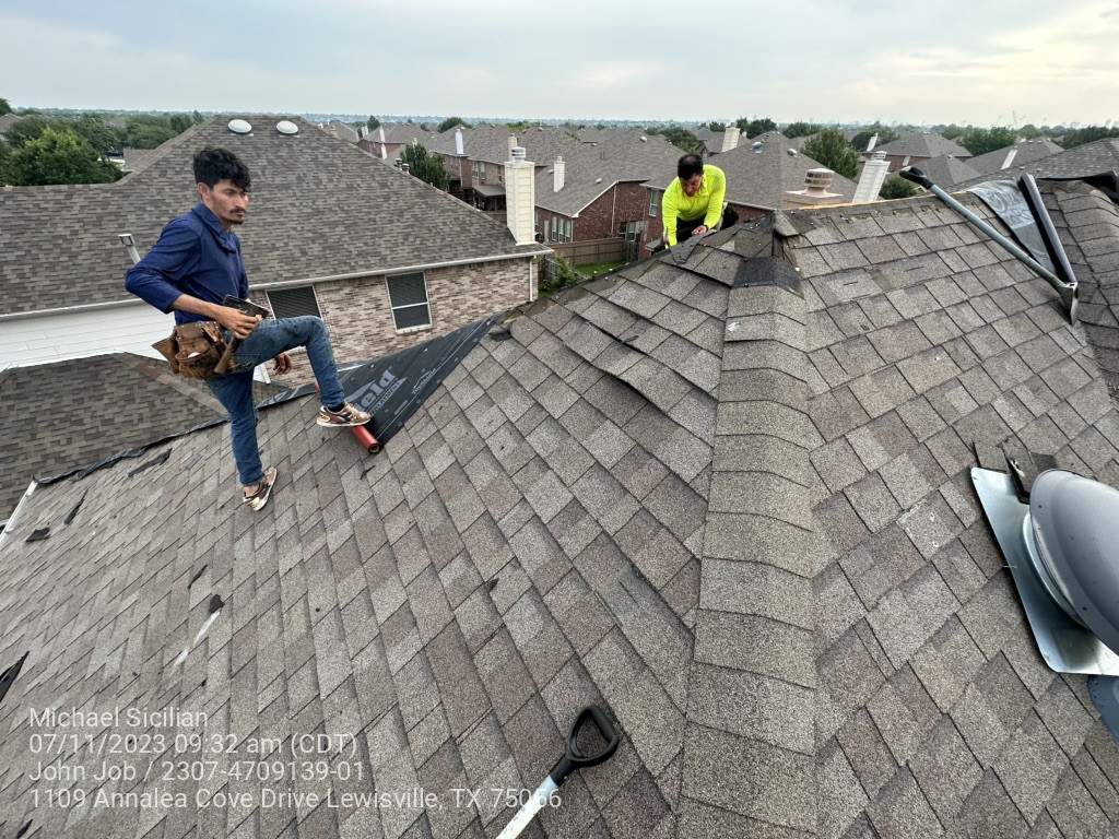 Project in Lewisville by Zeus Exteriors