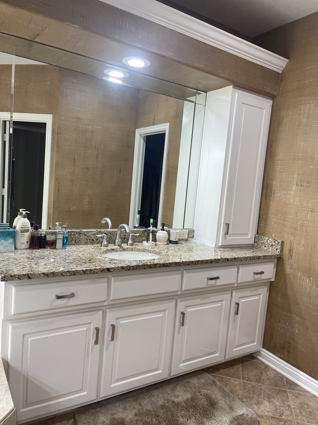 Painting Hardwood using Sherwin Williams paint by Lightning Exteriors