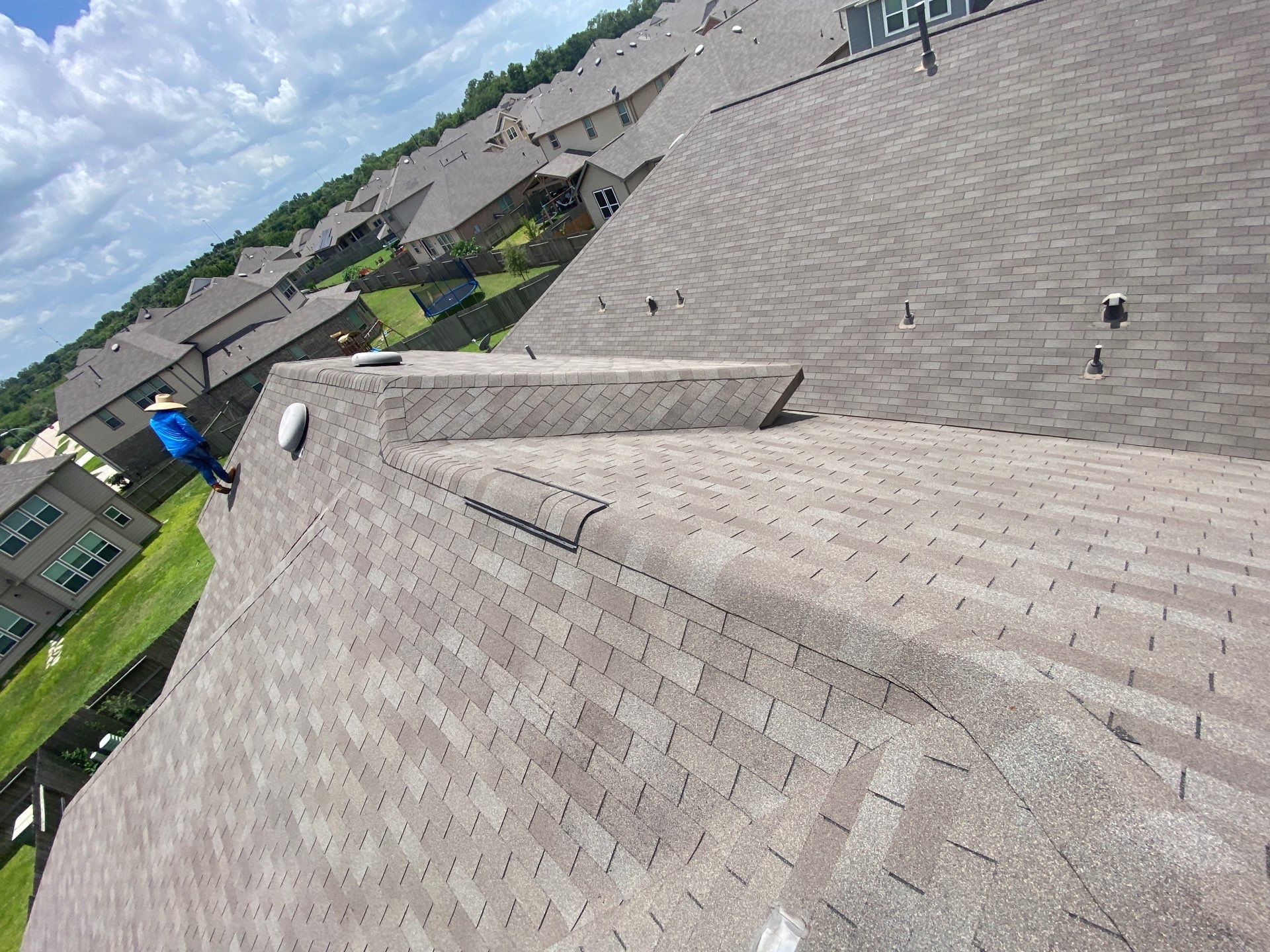 Residential Roofing Repair using Owen's Corning Duration (Lifetime) Shingles by Roof Repair Company