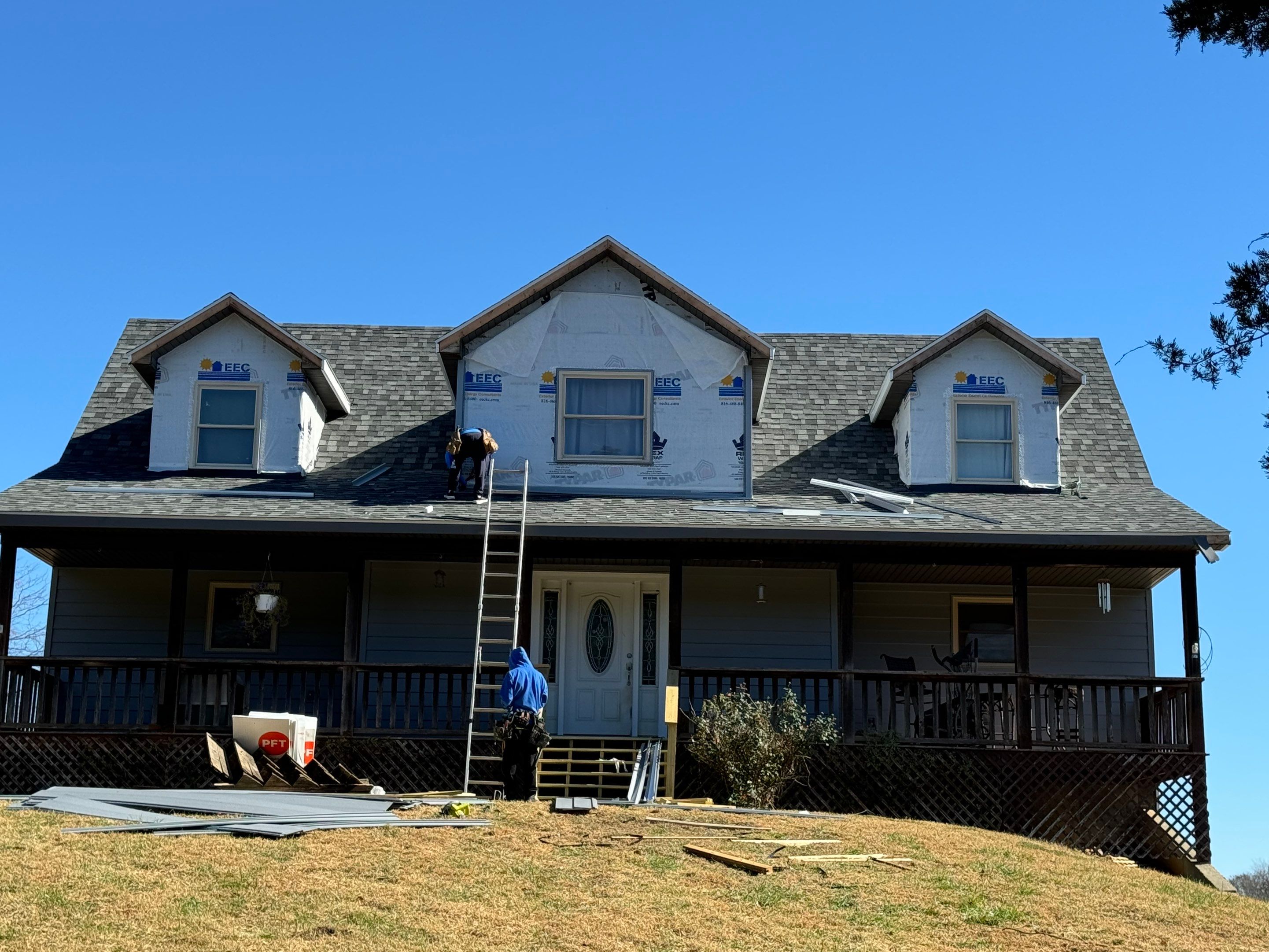 Comprehensive Roof and Siding Replacement Project in Lincoln, MO by EEC Windows, Siding & Roofing
