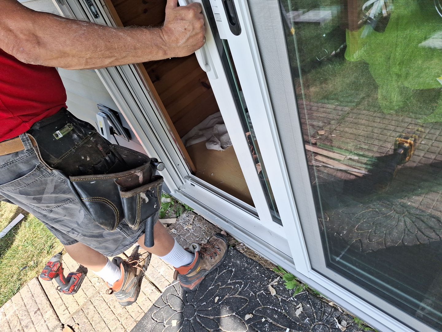 Window Installation using Provia Windows by Total Restoration Services 
