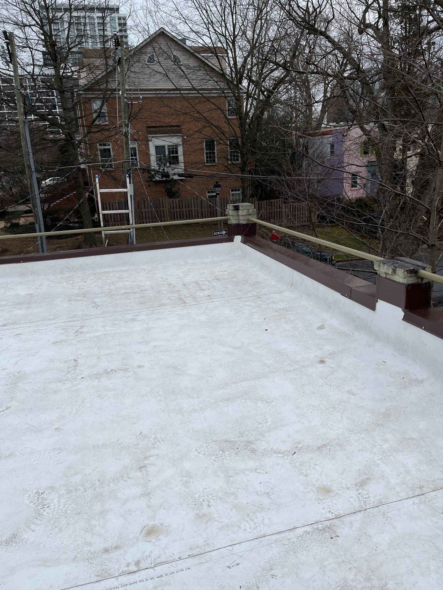 Arlington Flat TPO Roof Installation by RM Banning, Inc.