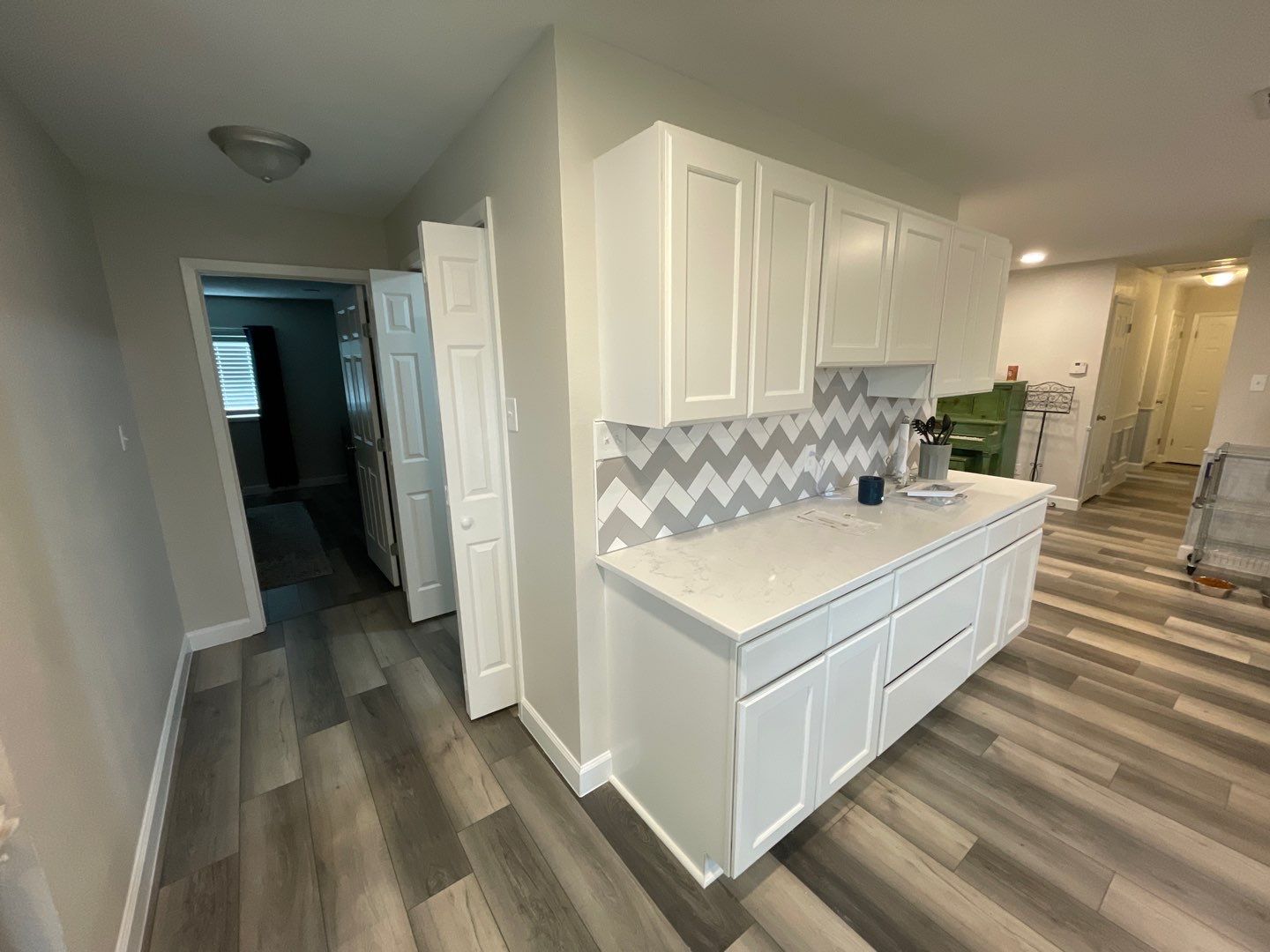 Interior flooring project by Springtree Restoration 