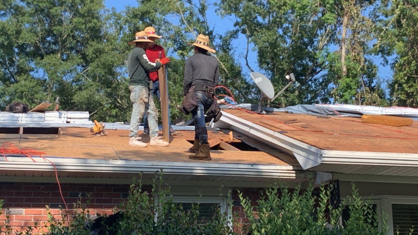 Hail Damage using Atlas Pristine Pinnacle Shingles by Artigues Roofing & Restoration Services