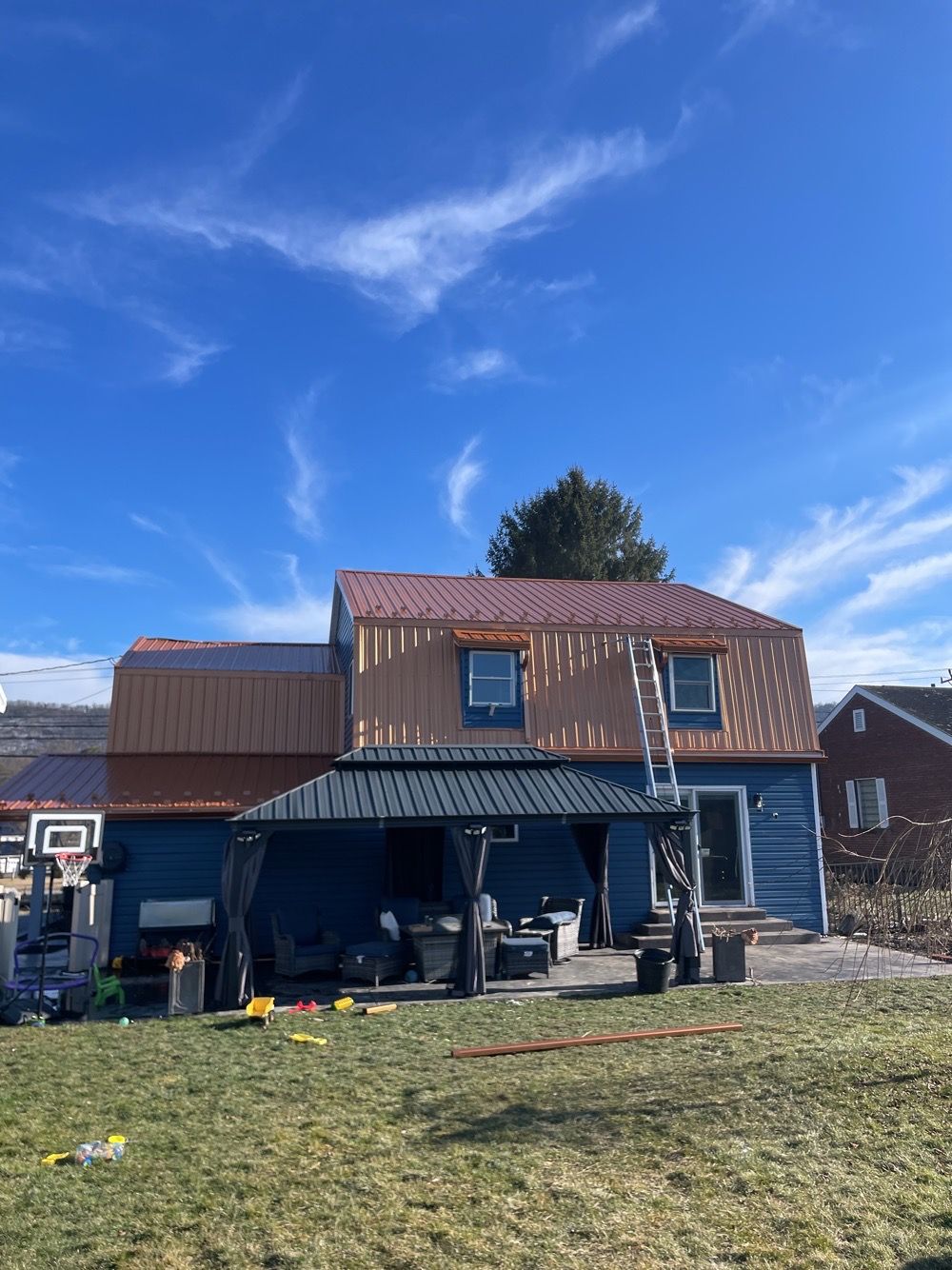 New Copper Metal Roof by Starway Roof Systems
