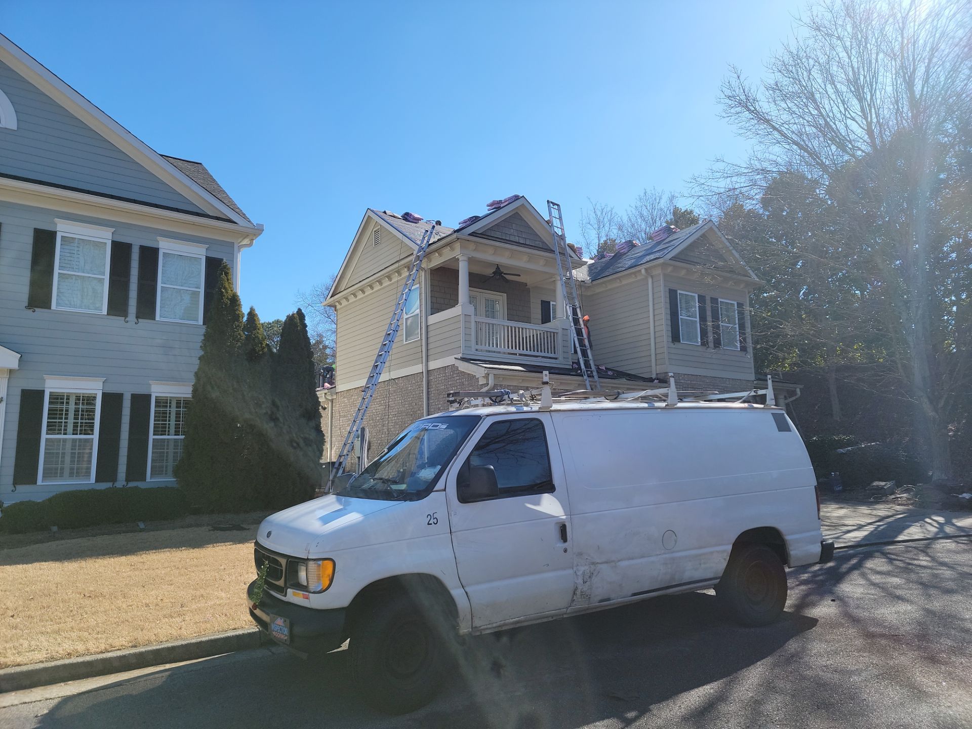 Residential Roofing Installation using Owens Corning by Inspector Roofing and Restoration