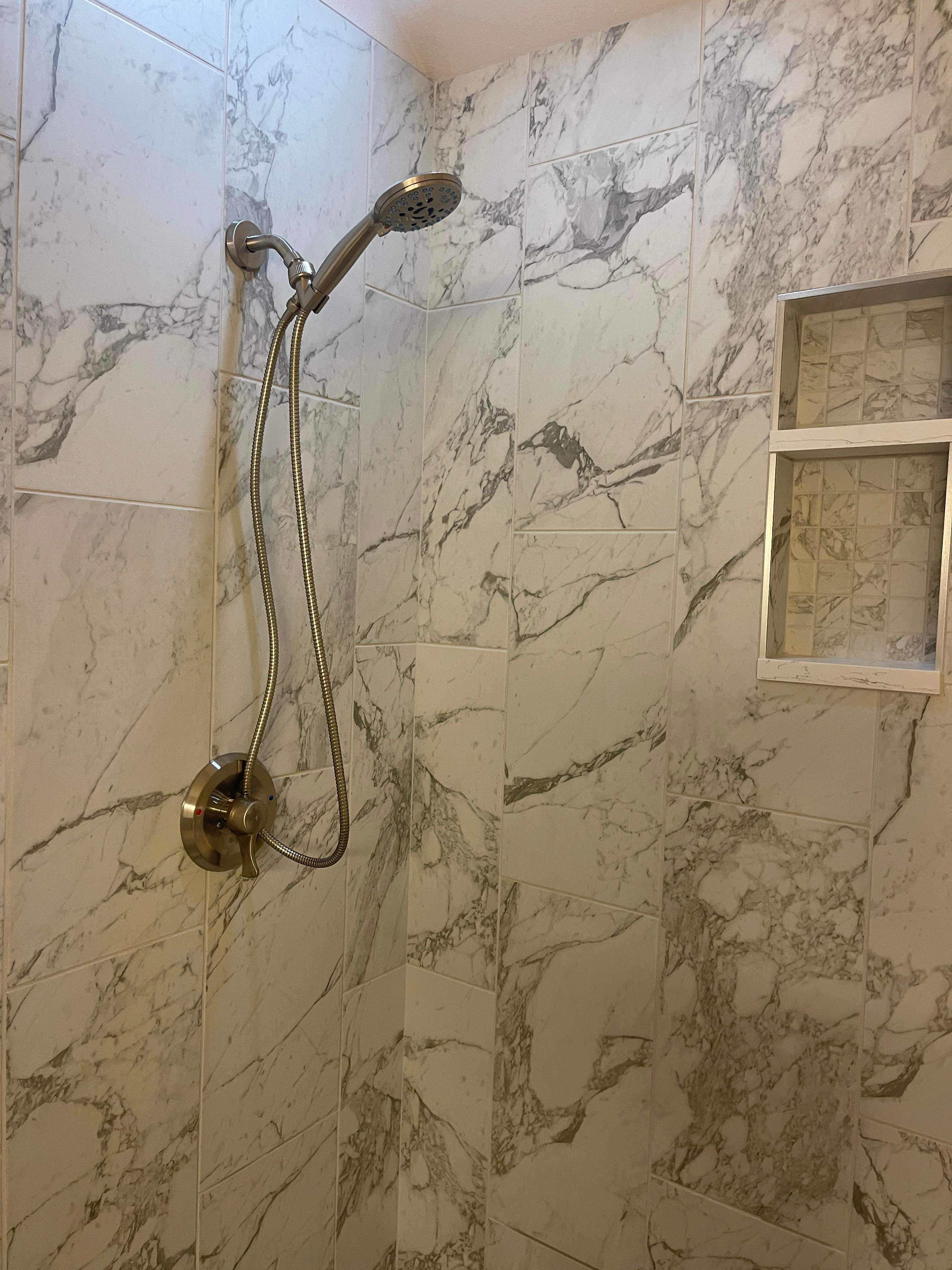 Bathroom remodel by Mena stone surfaces